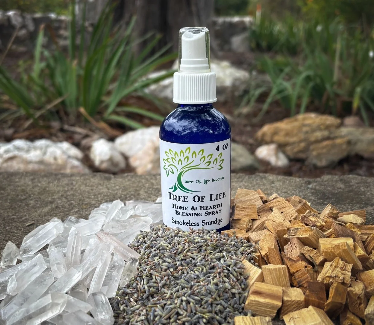 Tree Of Life Blessing Spray, Smokeless Smudge 4 oz.