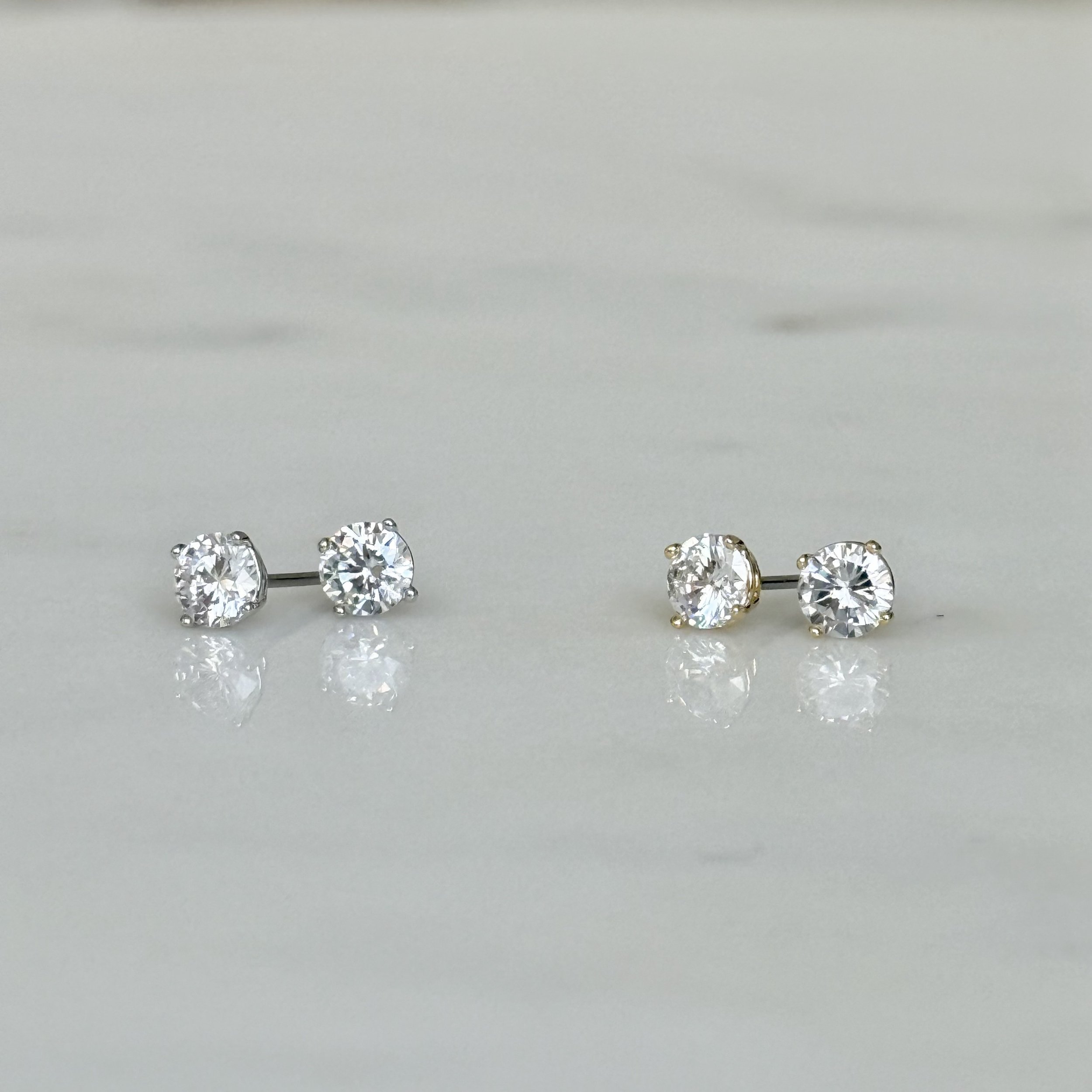 5mm Diamond Stud Earrings