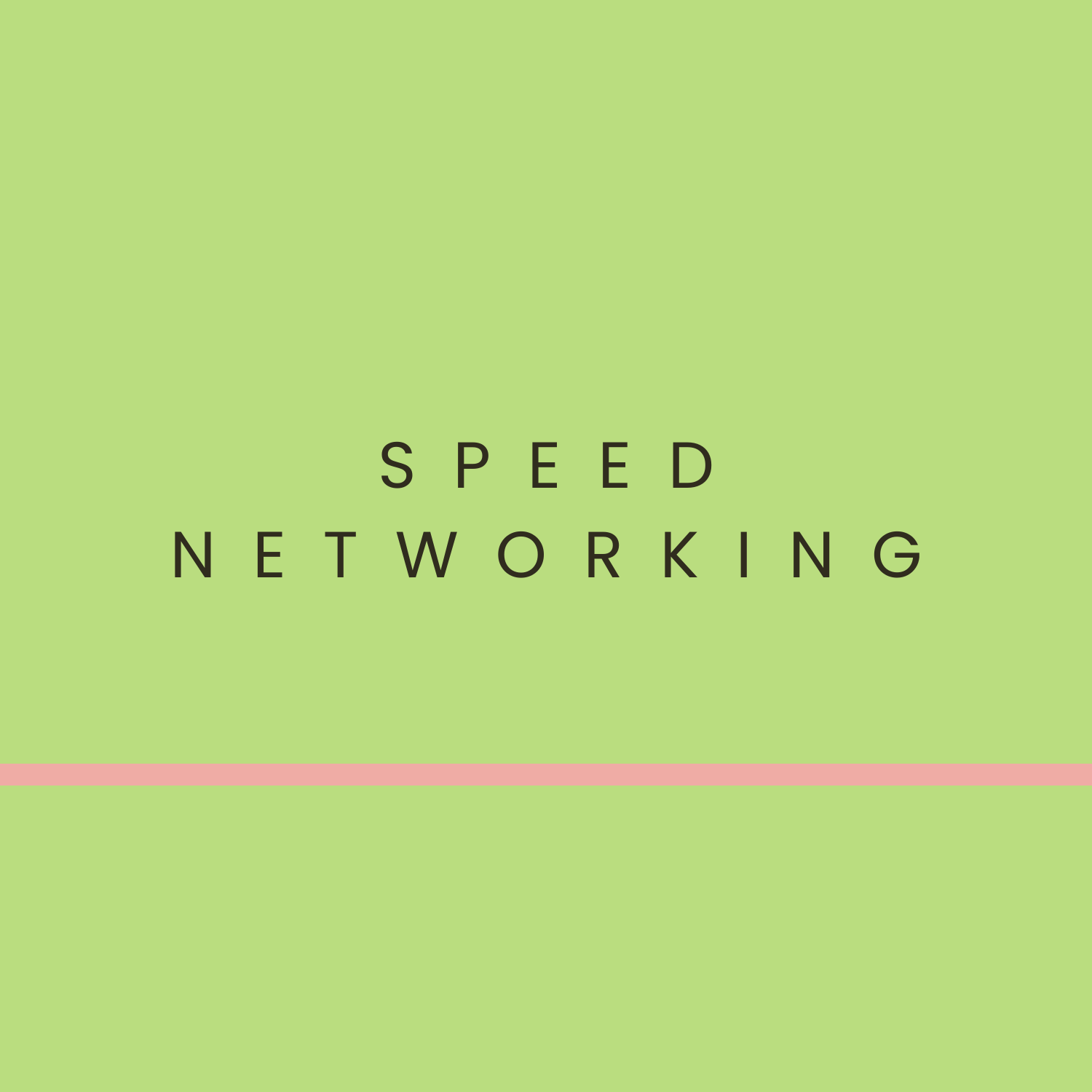 Speed networking