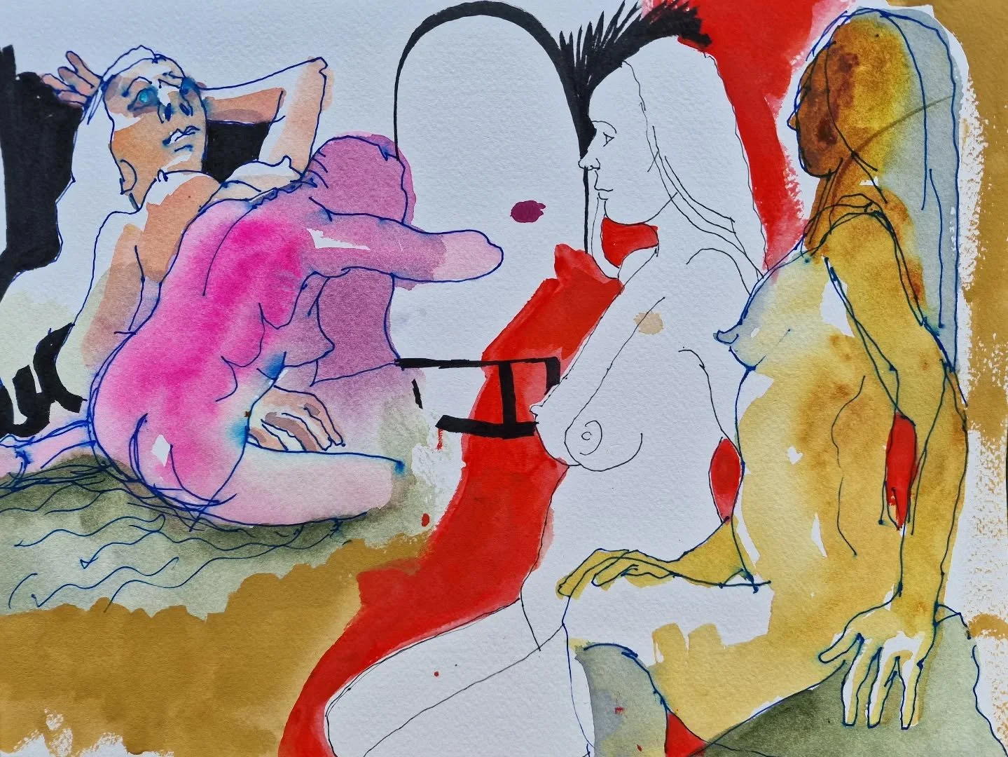 It's so great to have a model every week!
#lifedrawing#model#sunnawathen#sketching#mallorcaartists