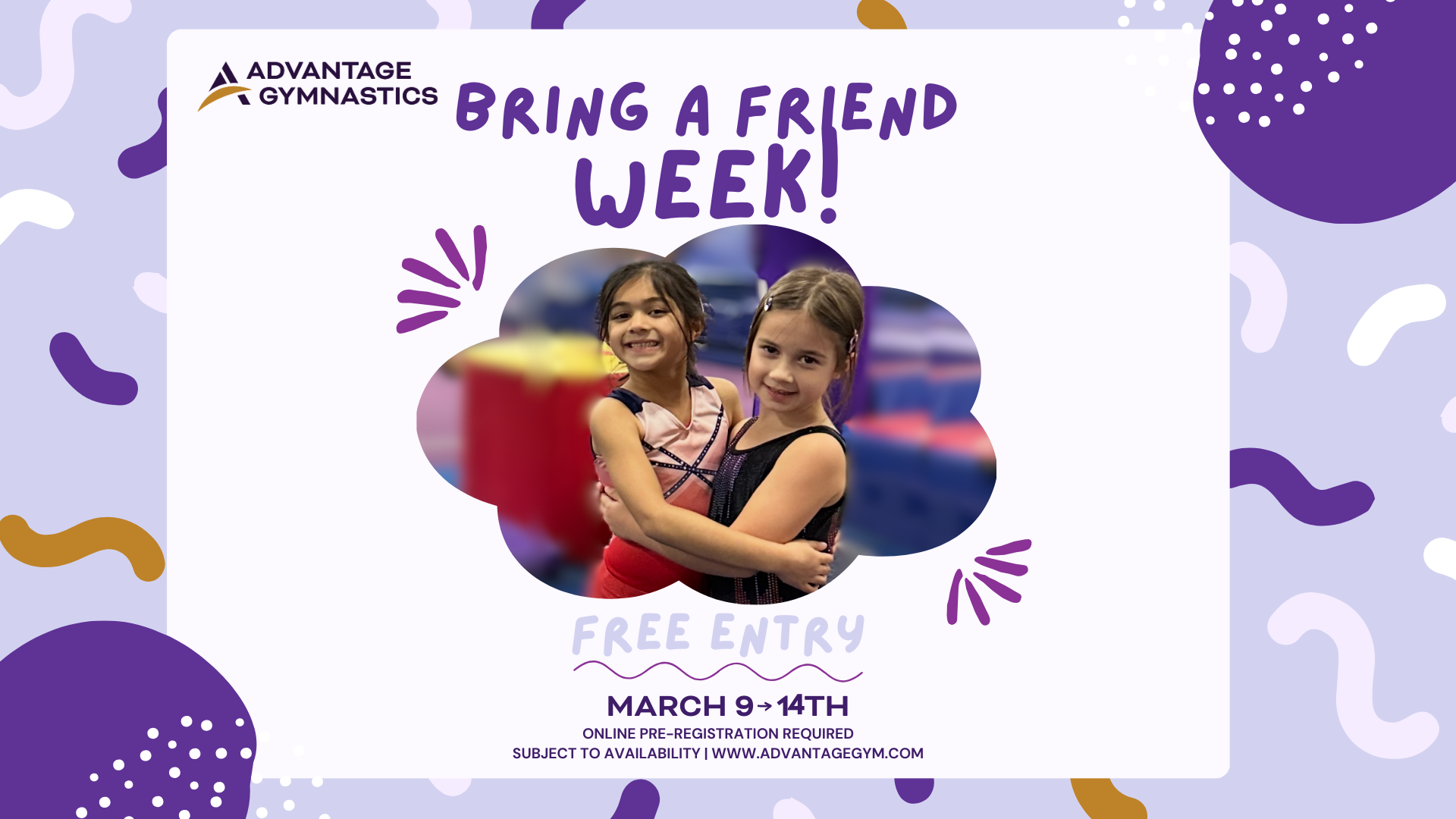 Bring a Friend Week!