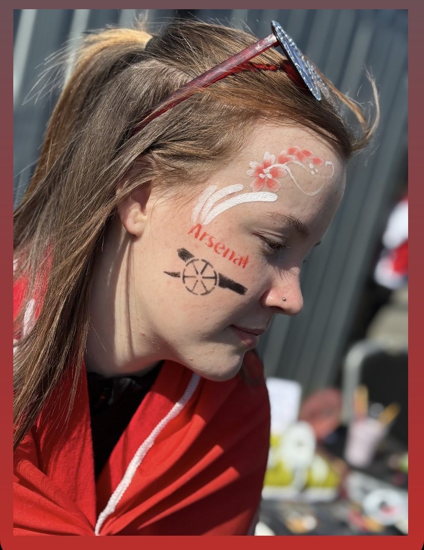 Face painter Chelsea