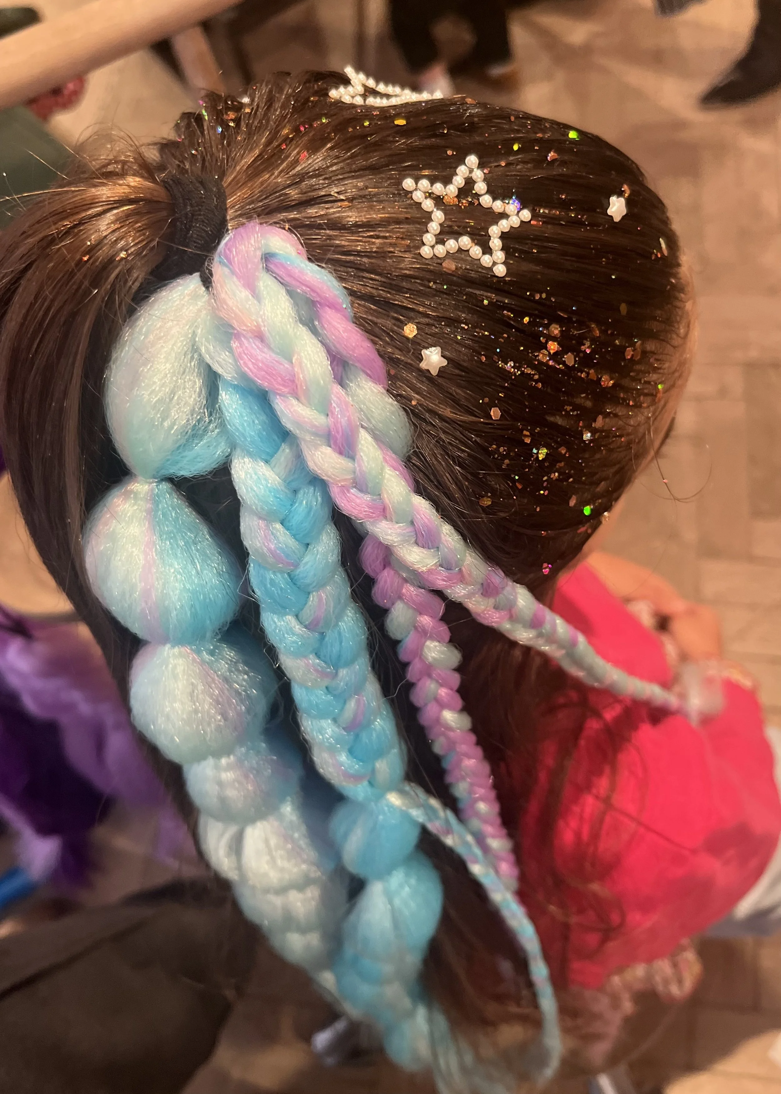 "Hair styling experience for guests at a Central London brand event"