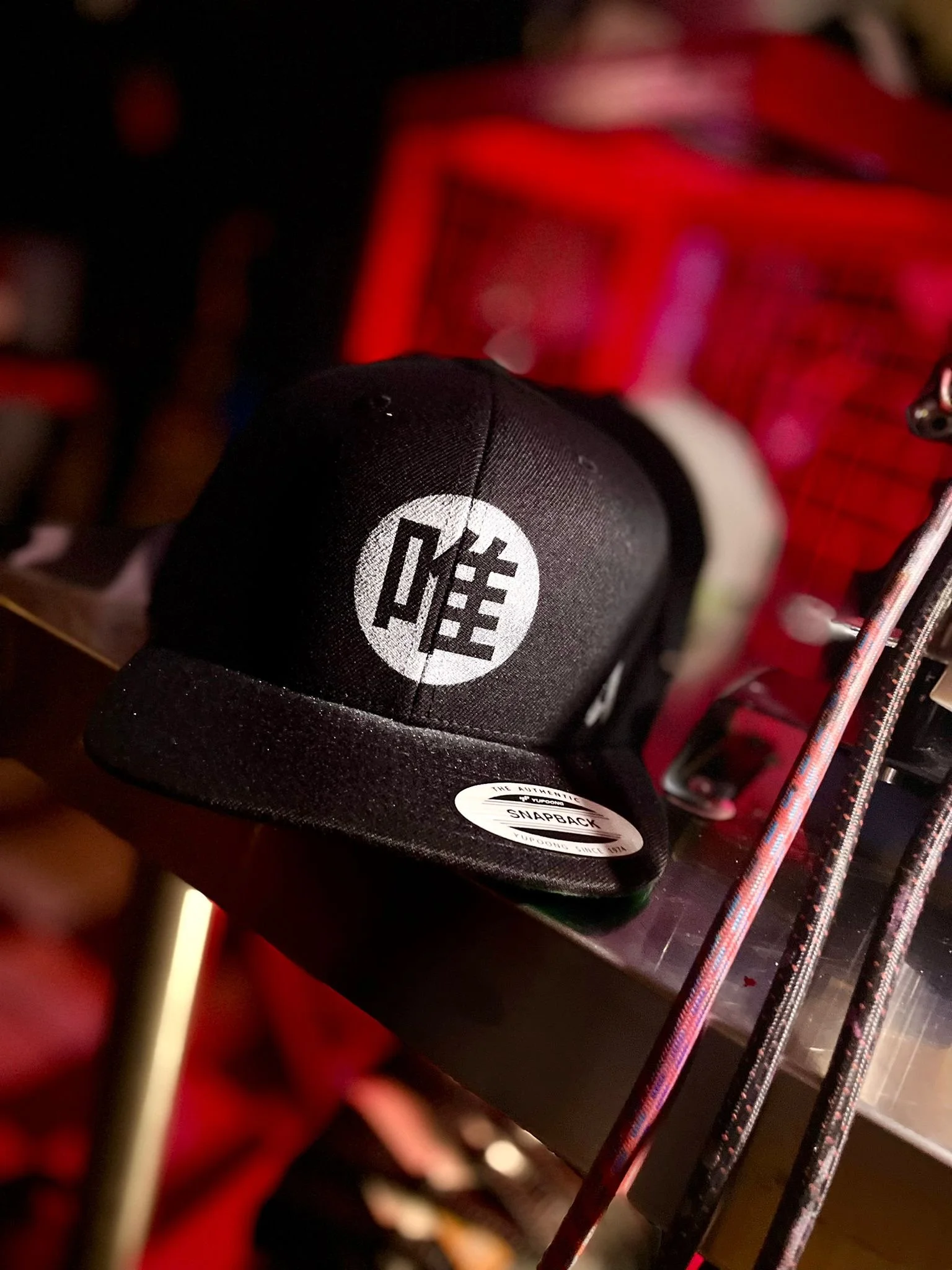 "Artist airbrushing apparel during PR event in Westminster London"