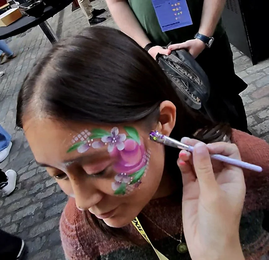Adult face painting for Corporate event Victoria