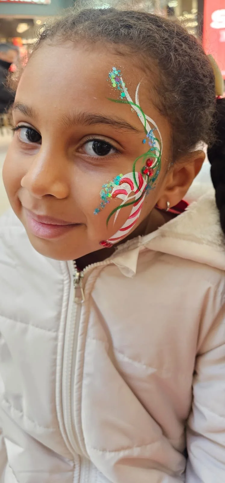 "Christmas corporate event with festive decorations in Central London"

