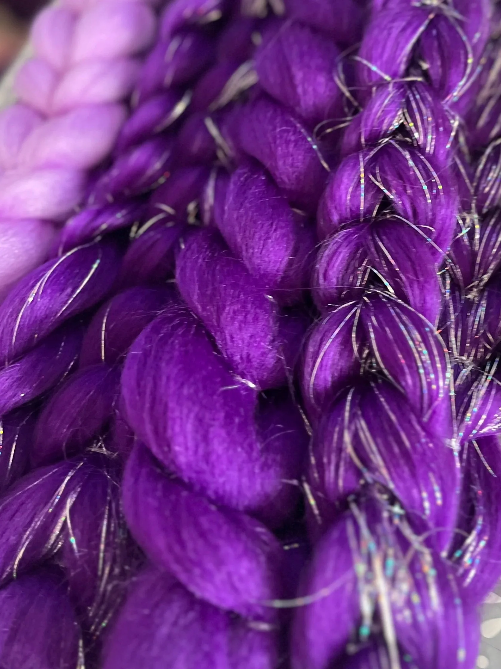 “Trendy K‑Pop party hair braiding with bright extensions for kids in South London.”