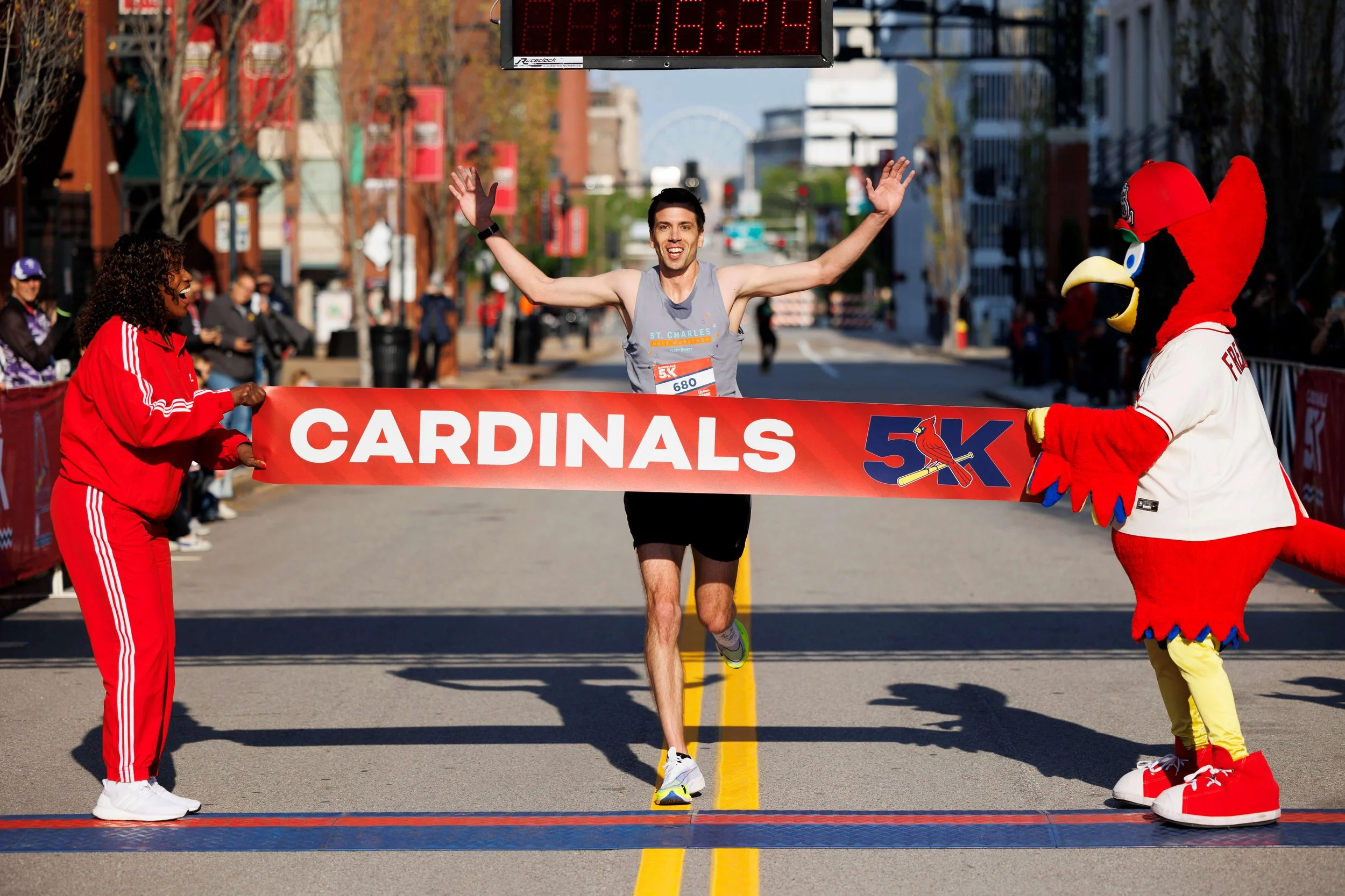 Winner of the St. Louis Cardinals 5K race