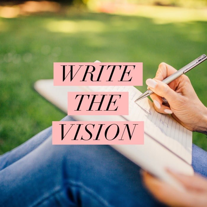 Write Your Vision