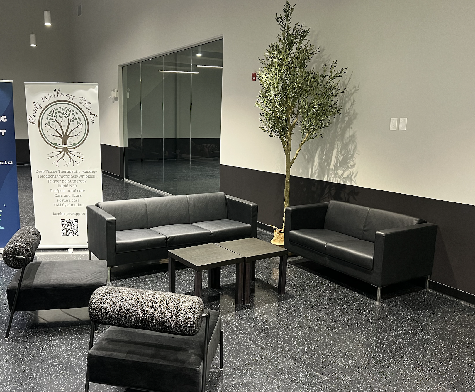 Big Sky Chiropractic waiting area NW Calgary