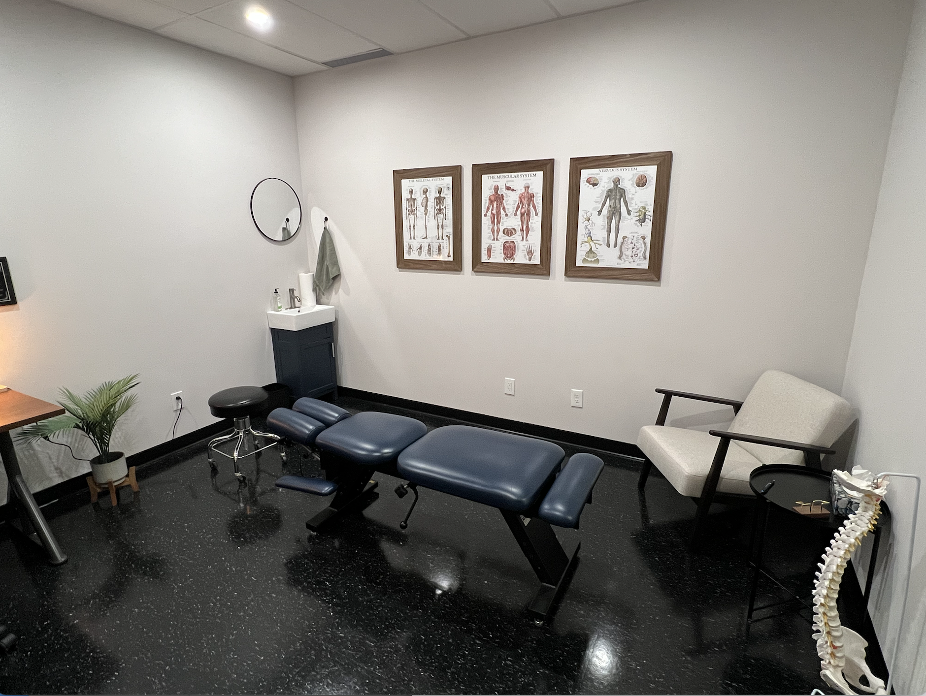 Big Sky Chiropractic Calgary treatment room, treating for more mobility and reduced pain