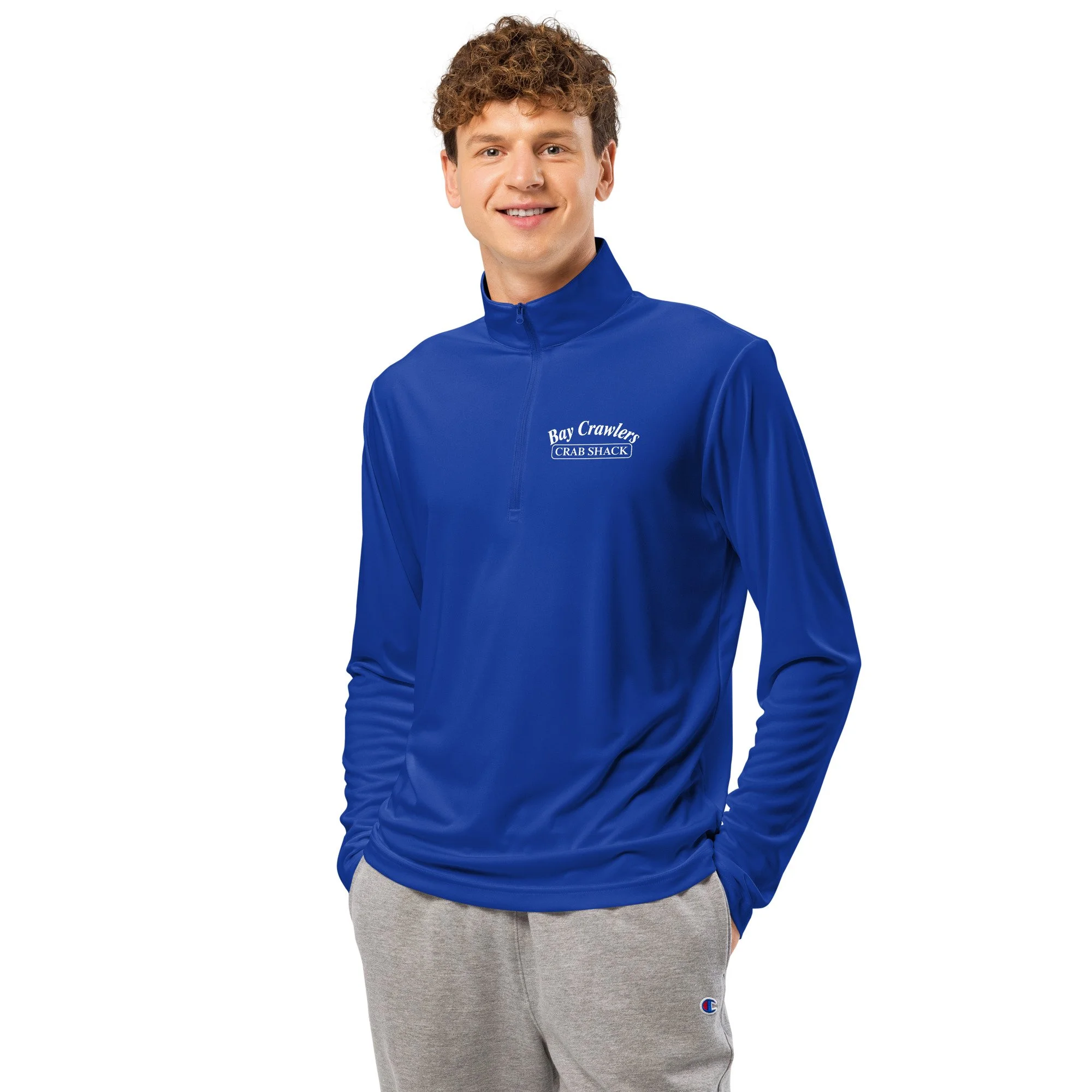 Lightweight quarter-zip pullover
