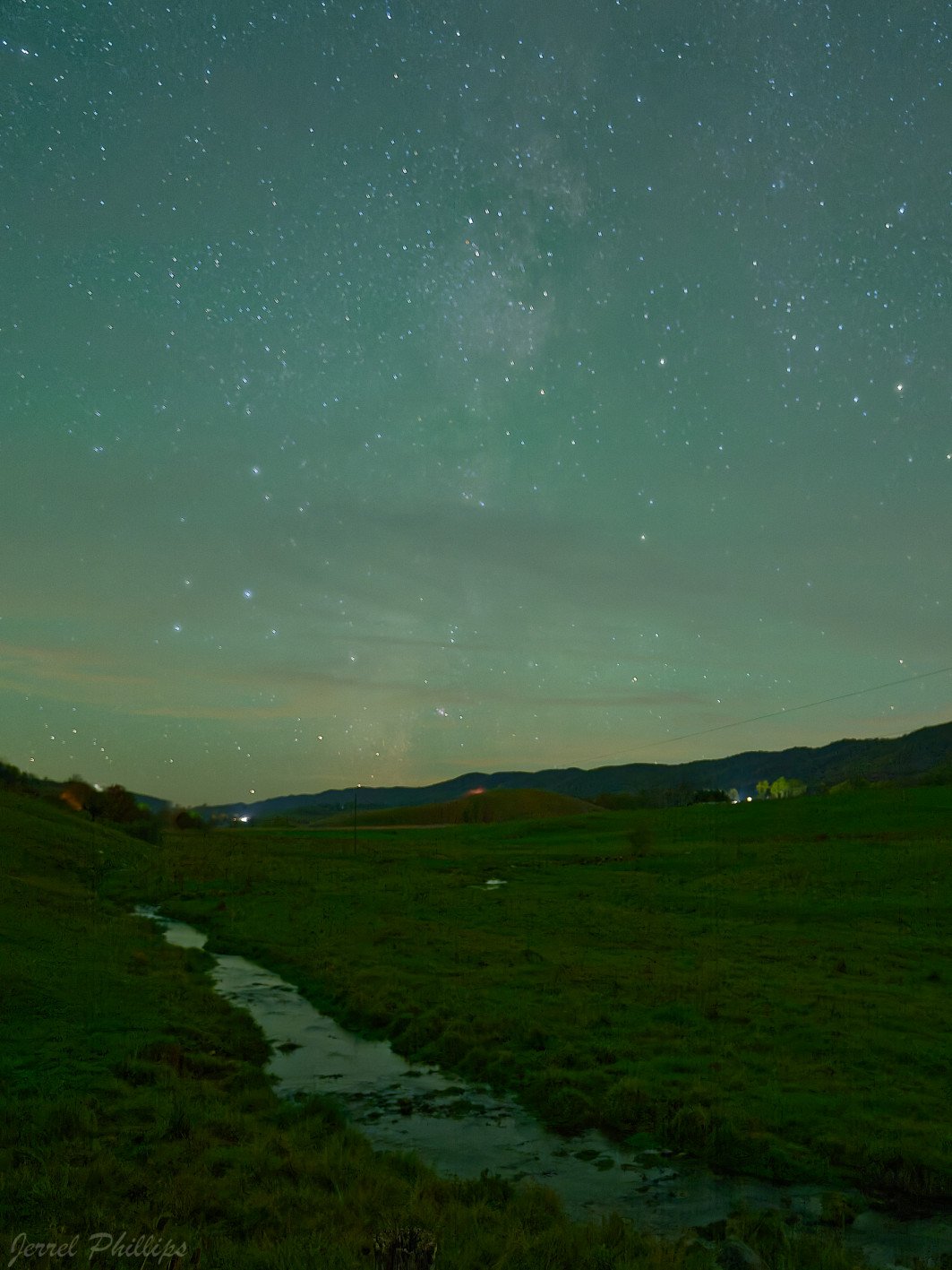Late Season Milky Way--In October the Galactic Center Begins to Fade Rapidly