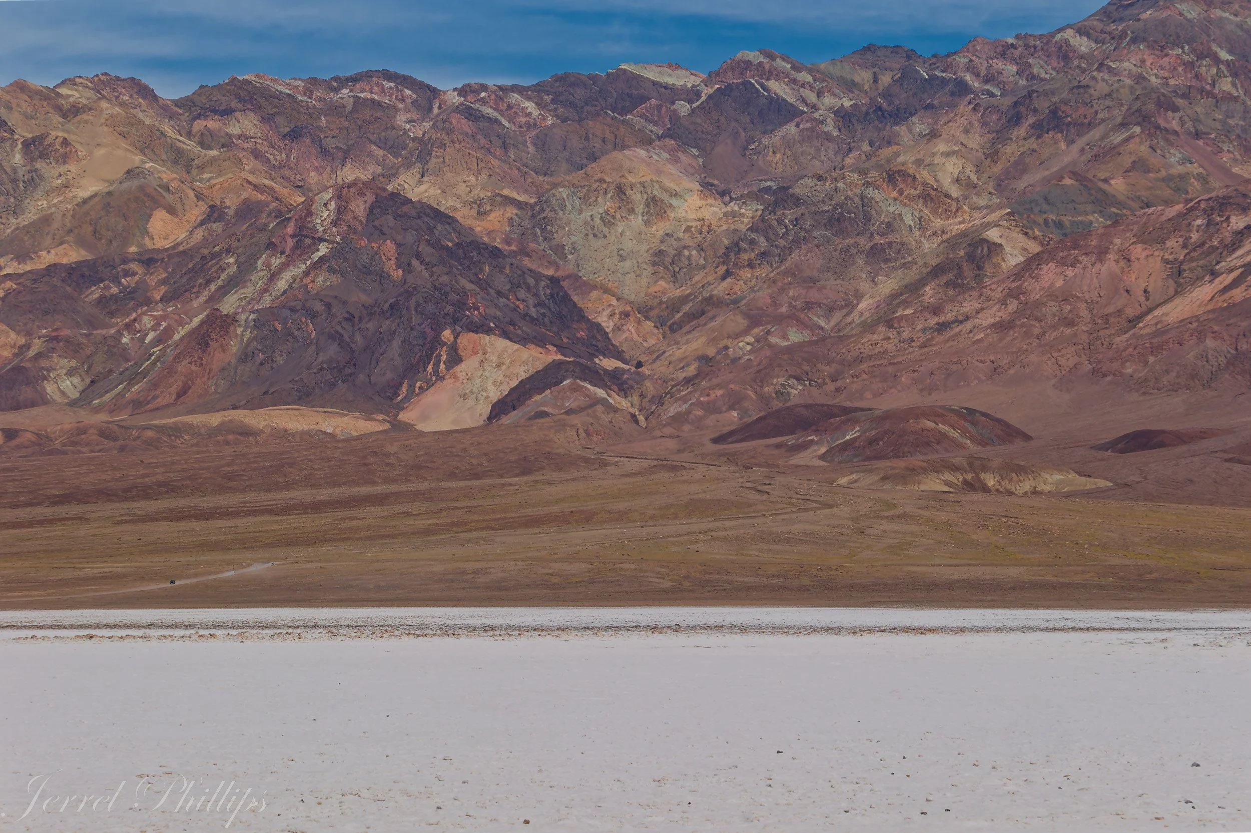 Artists Pallete, as seen from the Badwater Basin--Death Valley National Park
