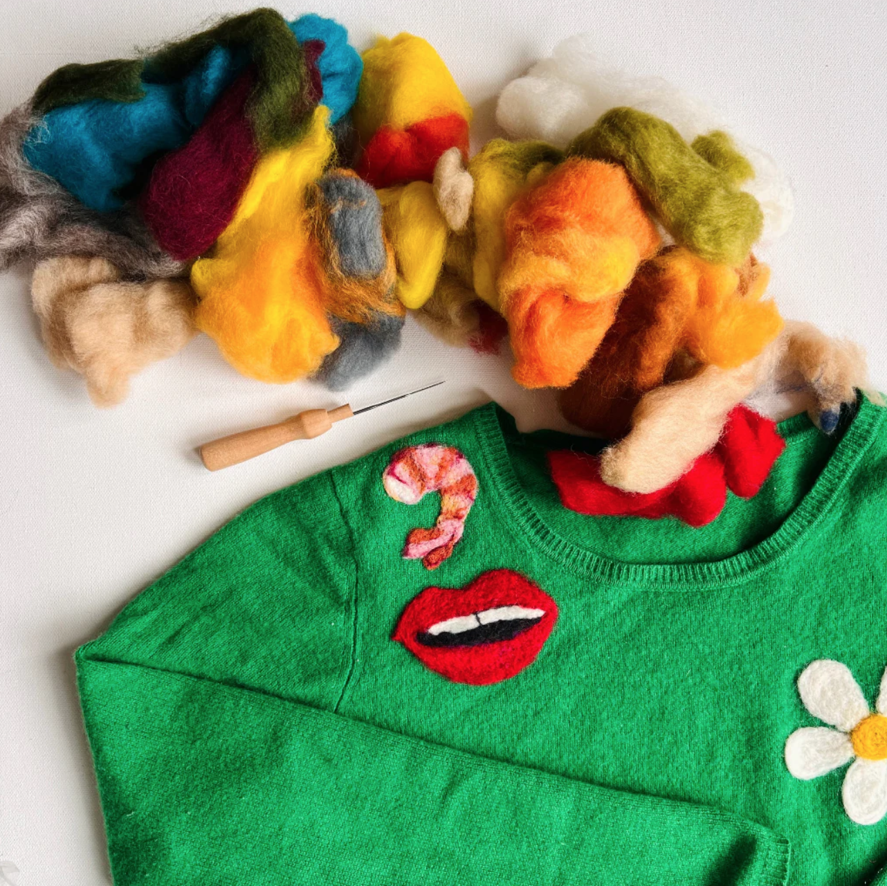 Visible Mending | A Better Sweater at Love Fest Fibers