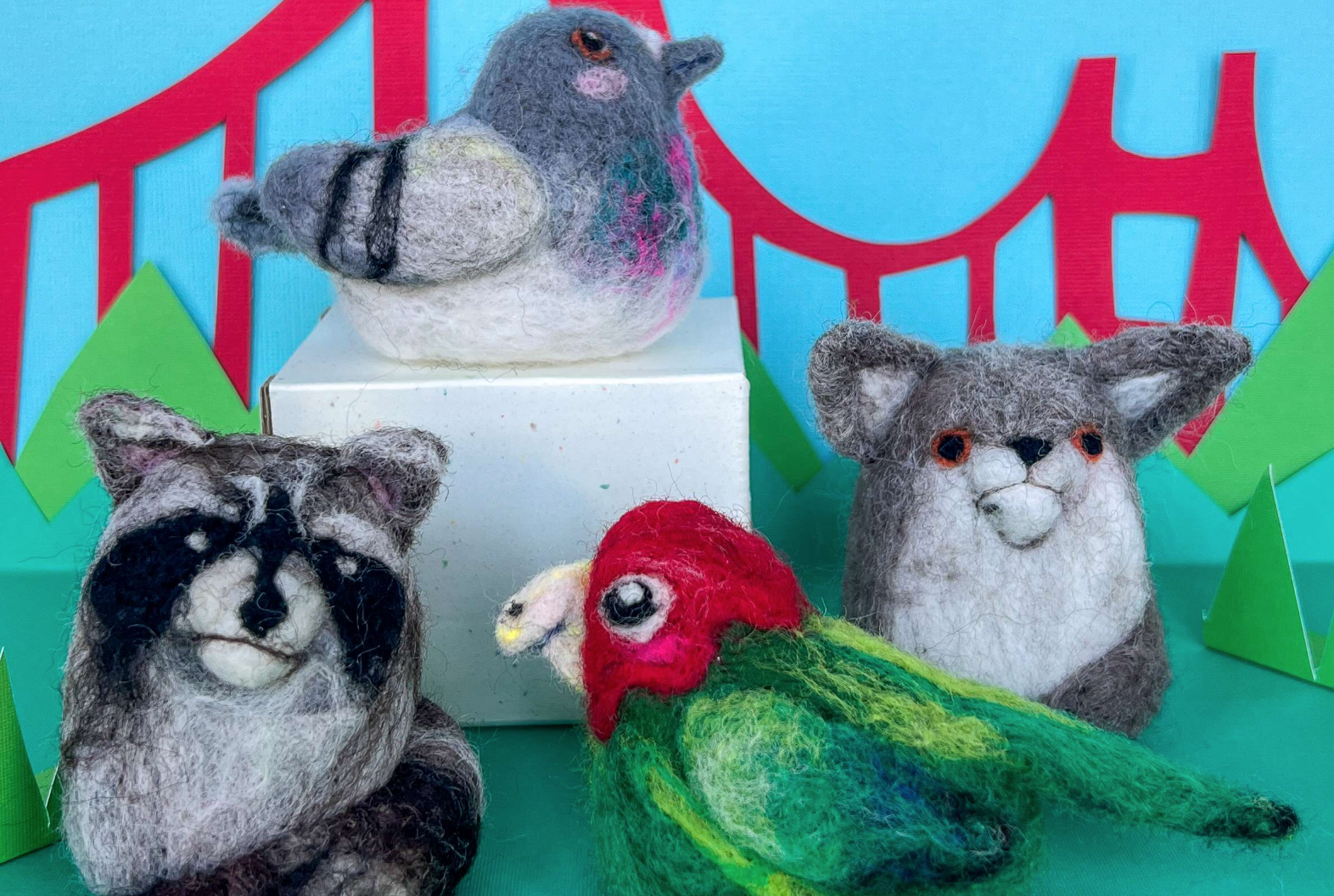 Needle Felting 101: Woodland Creatures at Workshop SF