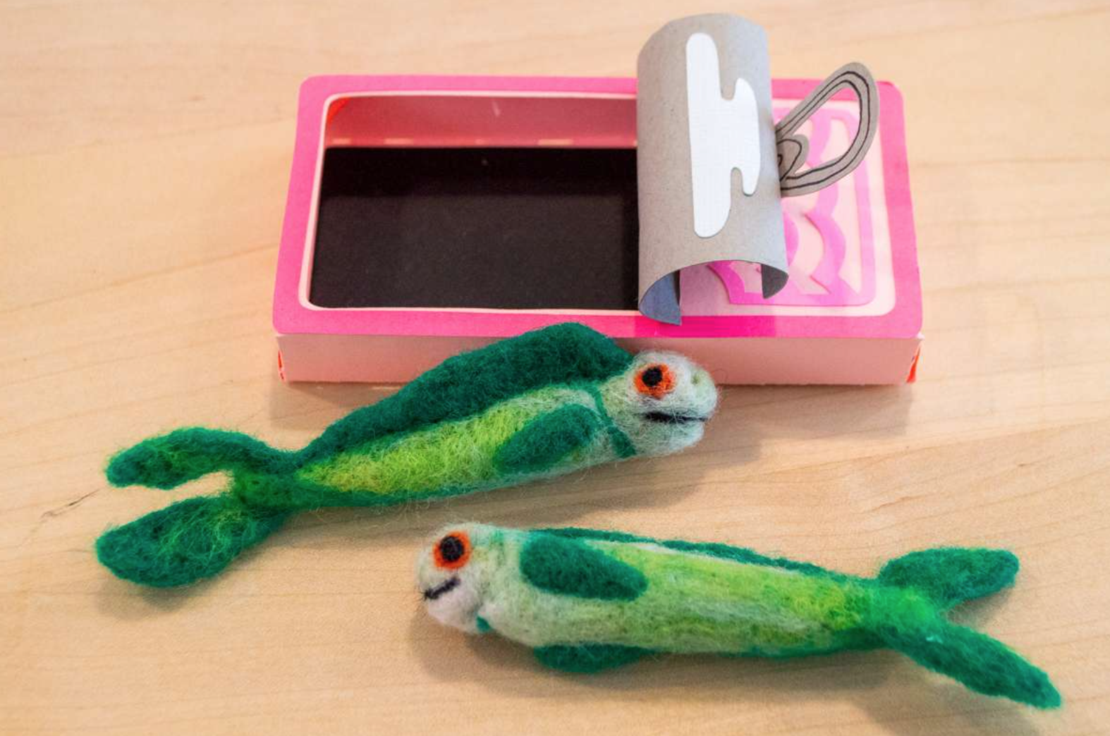 Felting 101: Tin Fish Project at Mystic Eye Mill Valley 