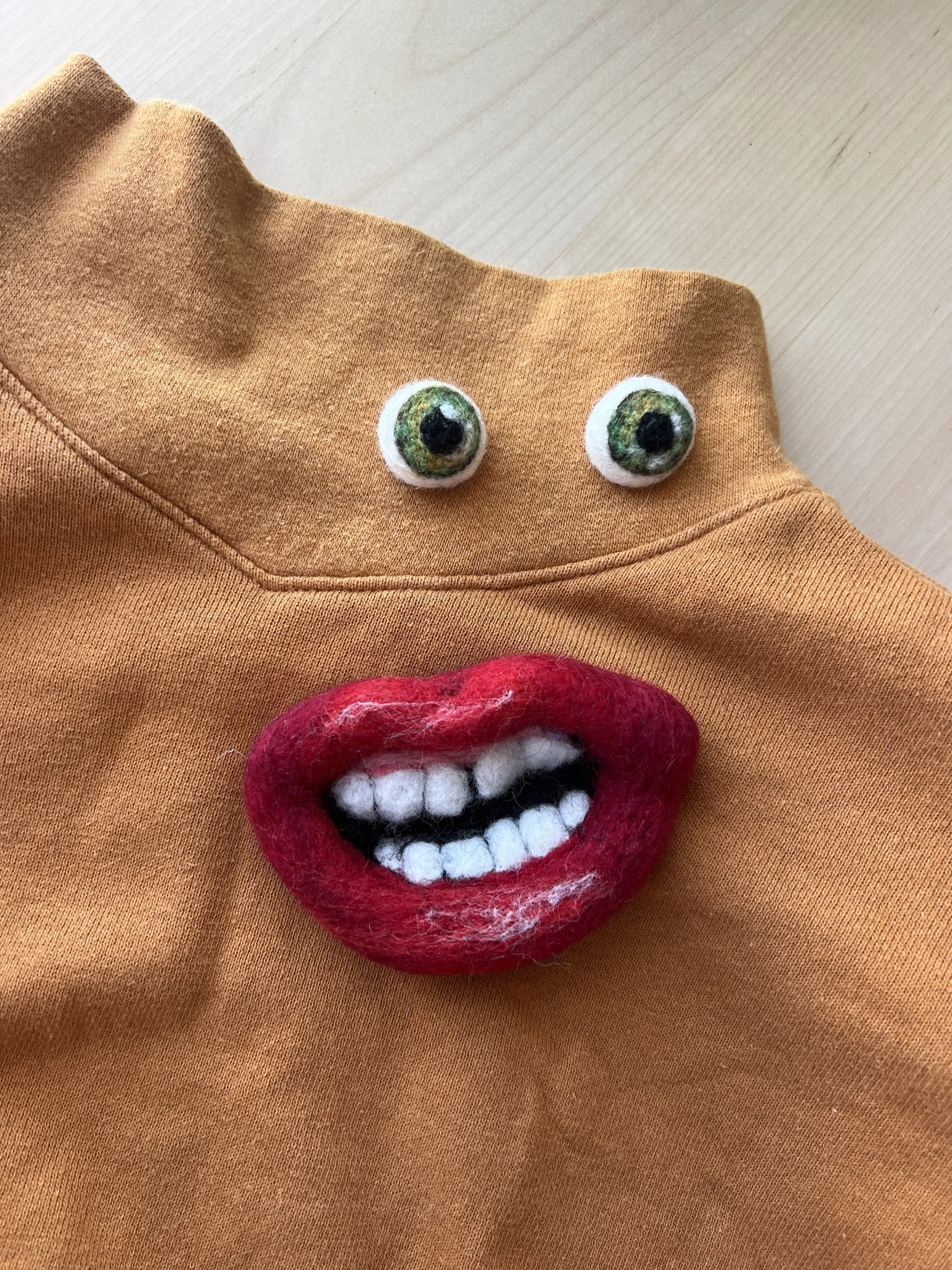 Felted Mouth Pin Workshop at Rare Device