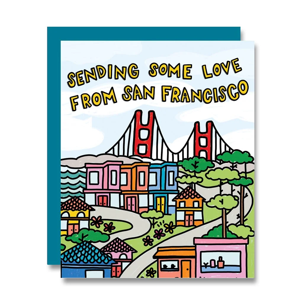 Sending love from San Francisco, Card
