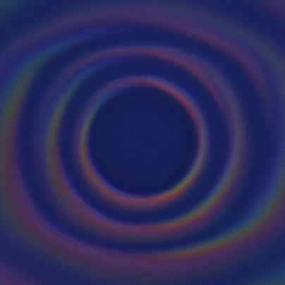 Colorful ripple animation with circular waves