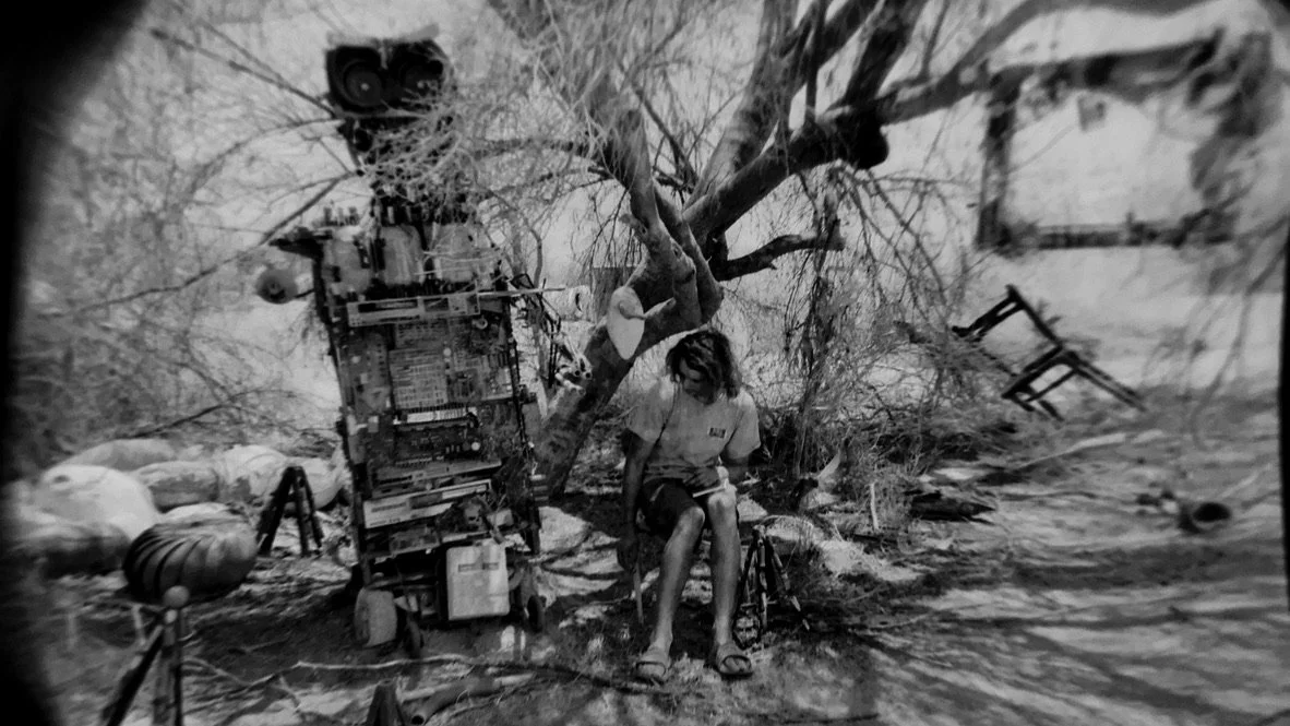 Man with his Machine