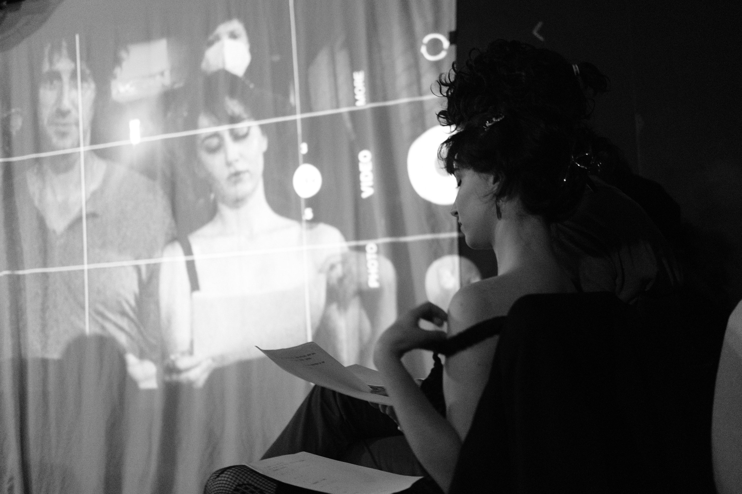 Promotional poster for 'World Heavyweight Role Model' featuring a split face design with a cartoonish, exaggerated expression on the left side and a real person's face on the right. Includes event details: directed by James Caven, premiering November 7 at 9:30 PM at Caveat, New York, NY. Text at the bottom reads, 'Champions aren't made. They're conceived.' The words 'World Premiere' are highlighted on the poster.