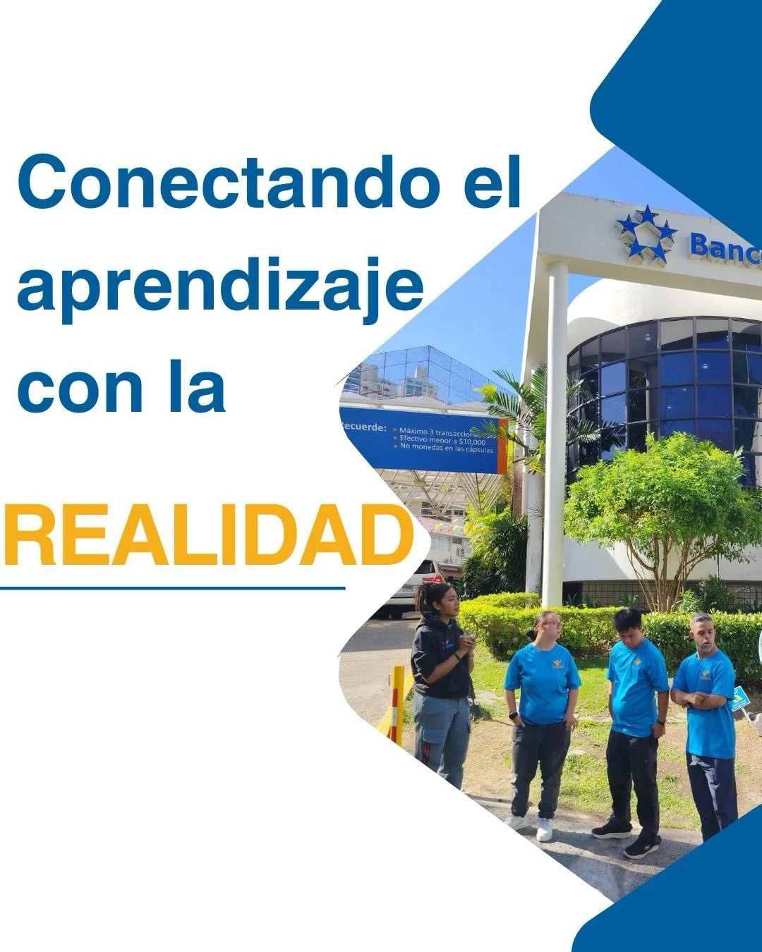 La semana pasada, varios j&oacute;venes de Impulsa continuaron dando pasos hacia su autonom&iacute;a.

Realizaron gestiones en el banco, poniendo en pr&aacute;ctica habilidades clave como el manejo del dinero, la comunicaci&oacute;n y la responsabili