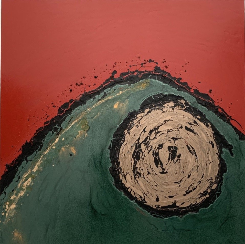 'Hyrna' 2019. Acrylic on Canvas. 100cm x 100cm