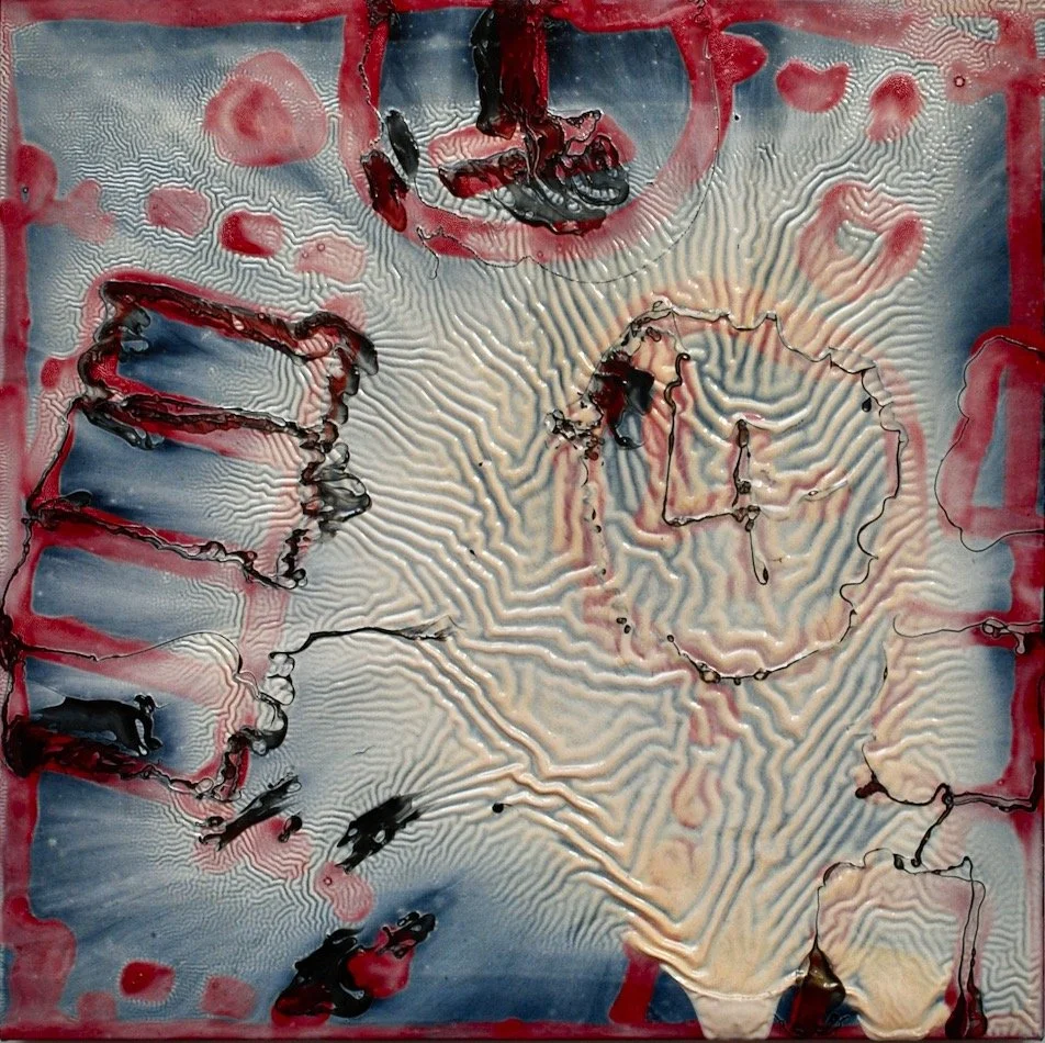 'Quadrant 4' 2016. Acrylic on canvas. 60cm x 60cm