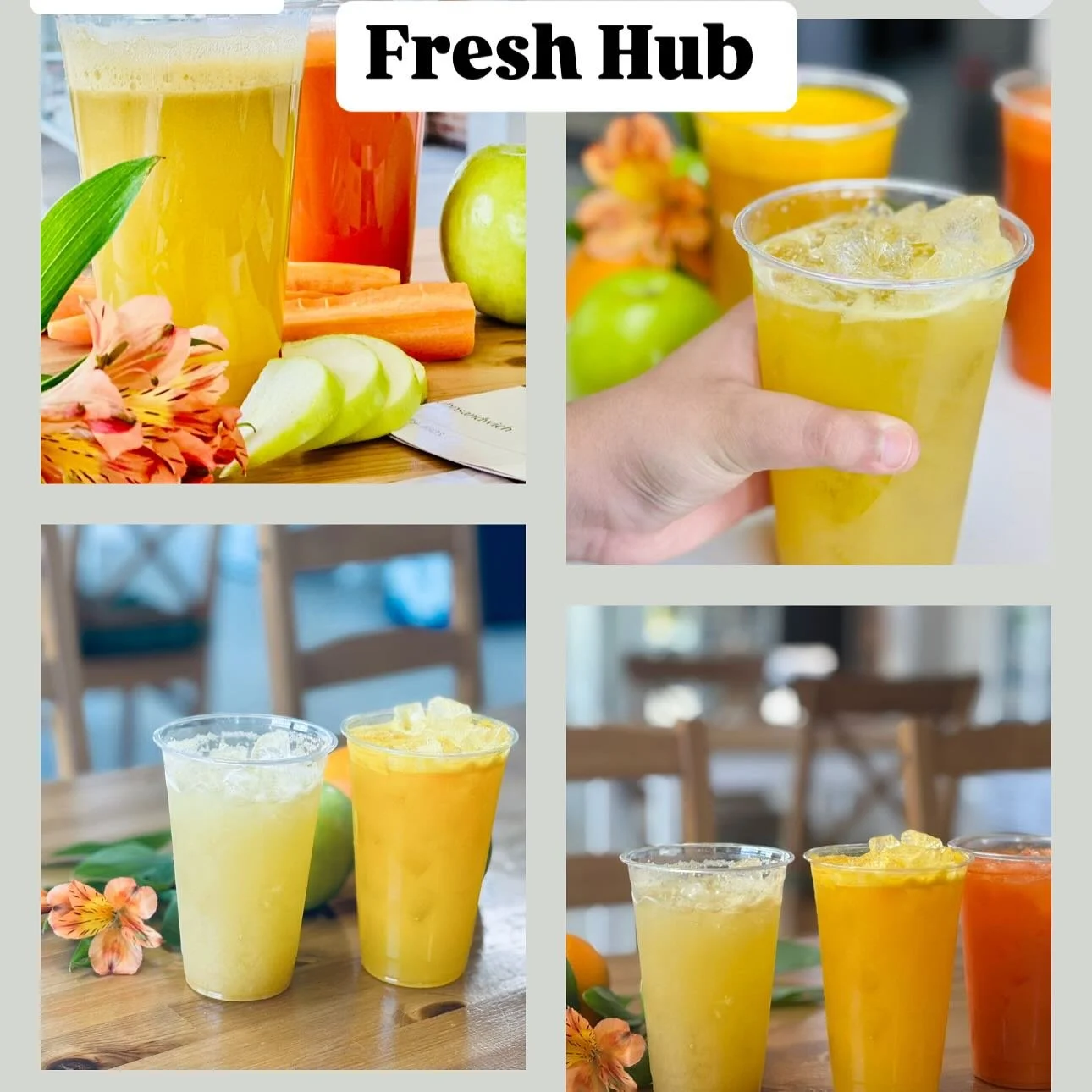 Fresh Juice Blend
Cool down with our refreshing mix of green apple, orange &amp; carrot &mdash; served cold for summer! Healthy, vibrant, and full of flavor. Give it a try!
https://www.kabobhubsandwich.com/