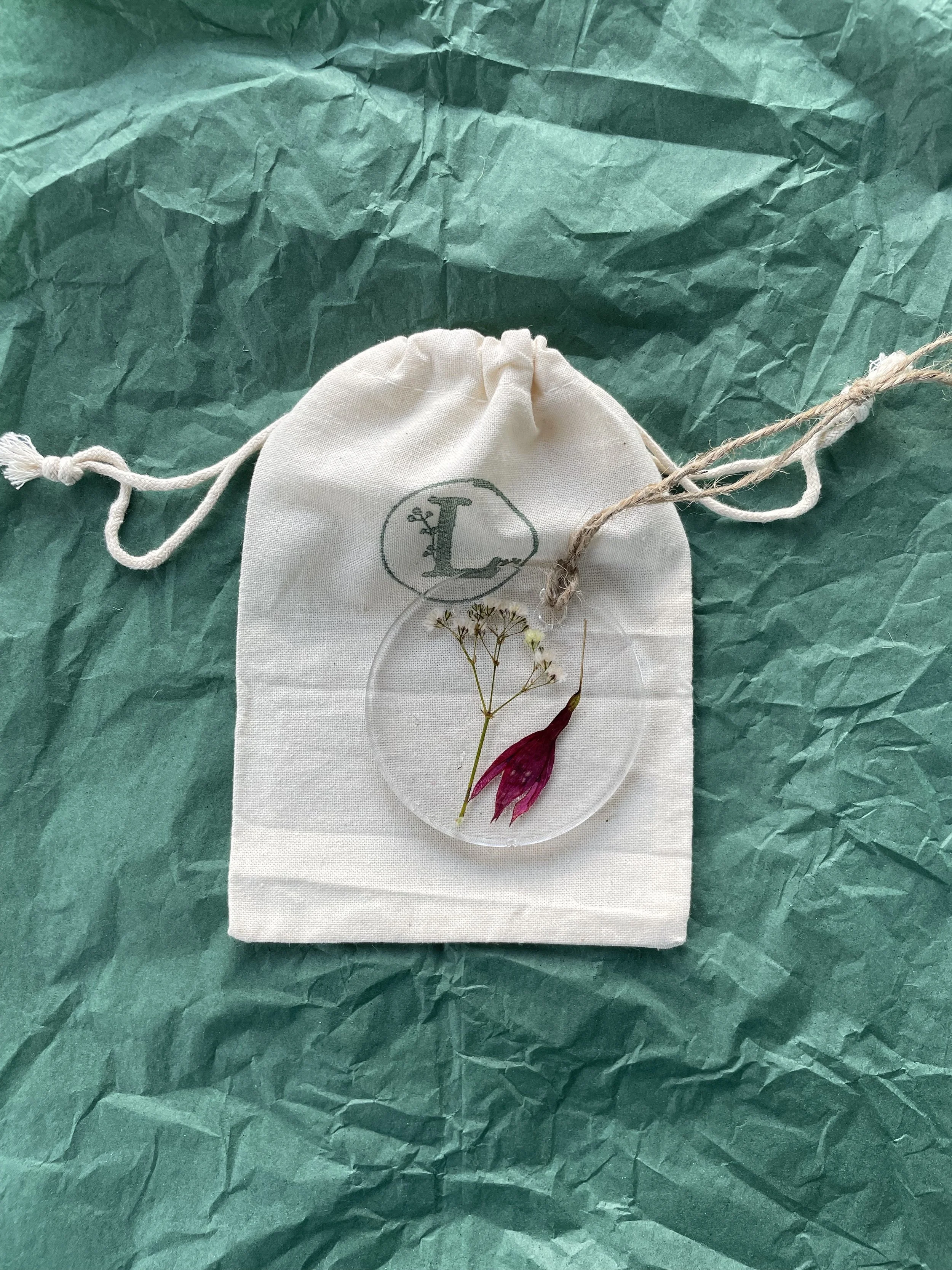 Fuchsia & Babies Breath