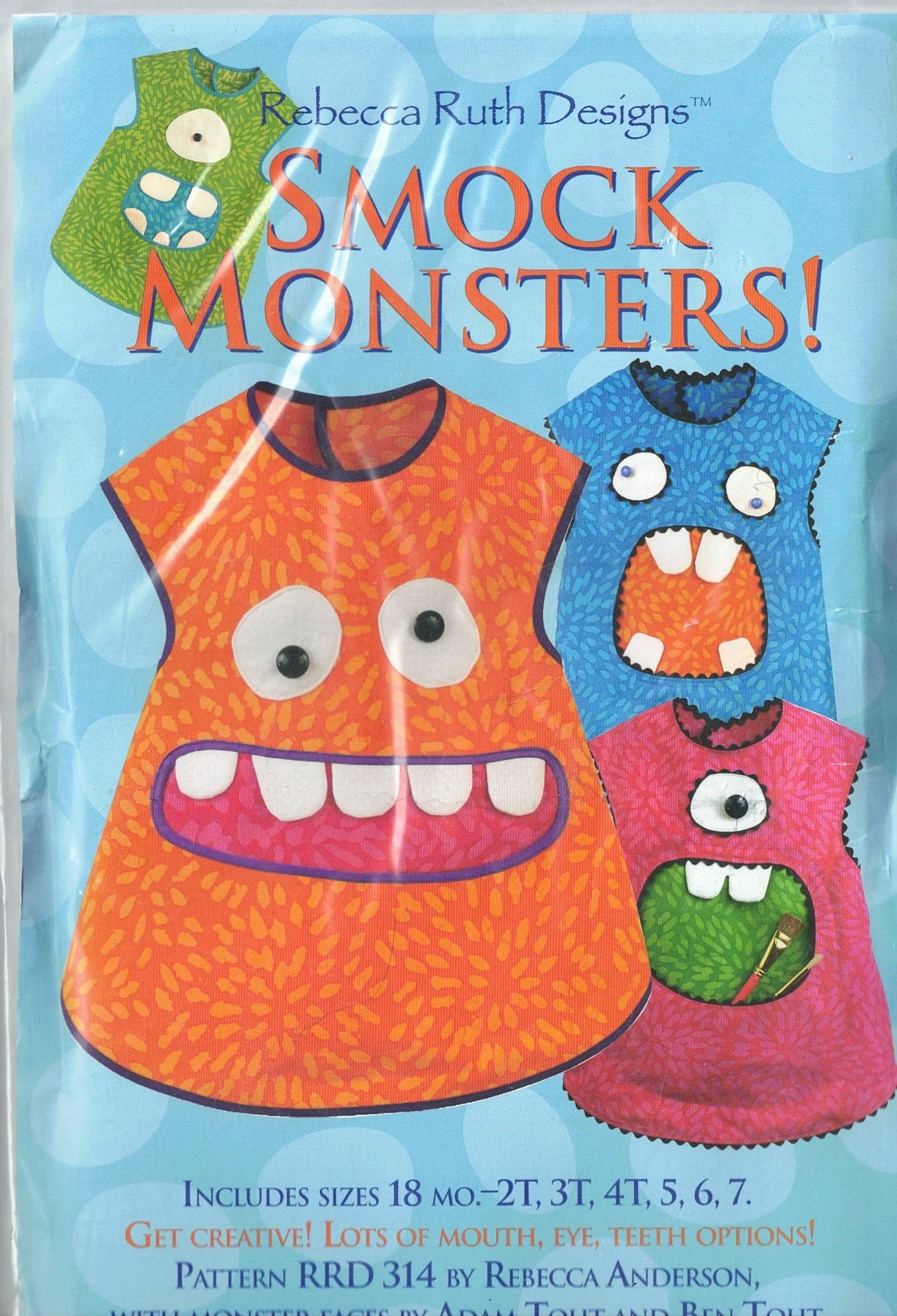 #3 Kids' Smock Monsters (Childrens' 2T-Child Large (5/6)) $20