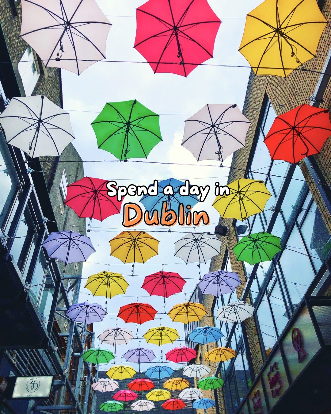 I spent a solo week in Dublin &ndash; my favourite part was just wandering and exploring the city!

These are some of the things I recommend you see on your next trip.

➝ Look up at the rainbow umbrellas on Anne&rsquo;s Lane ☂️
➝ Have a Guinness at t