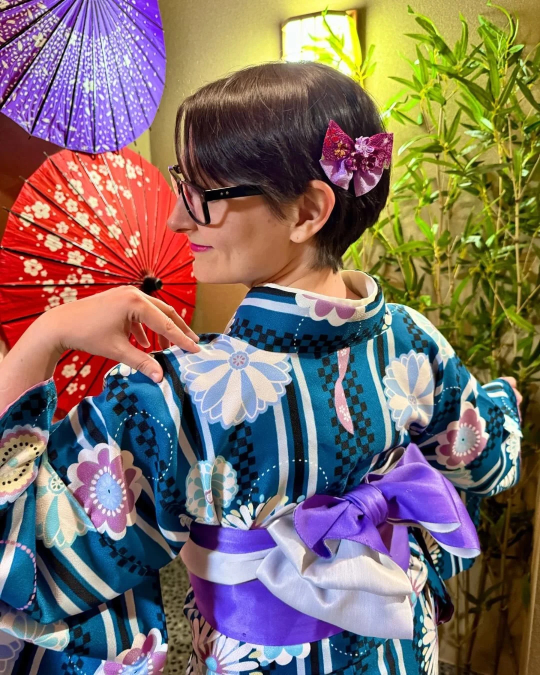 One of the things I really wanted to do on my trip to Tokyo was participate in a tea ceremony. So I&rsquo;m very glad that my mom and I got to share the experience at @teaceremony.maikoya! 🍵

It was such a cool experience to be dressed up in a kimon