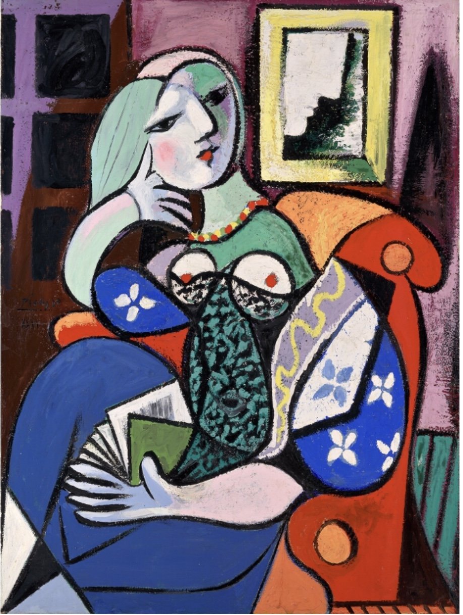 Pablo Picasso, Woman with a Book, 1932