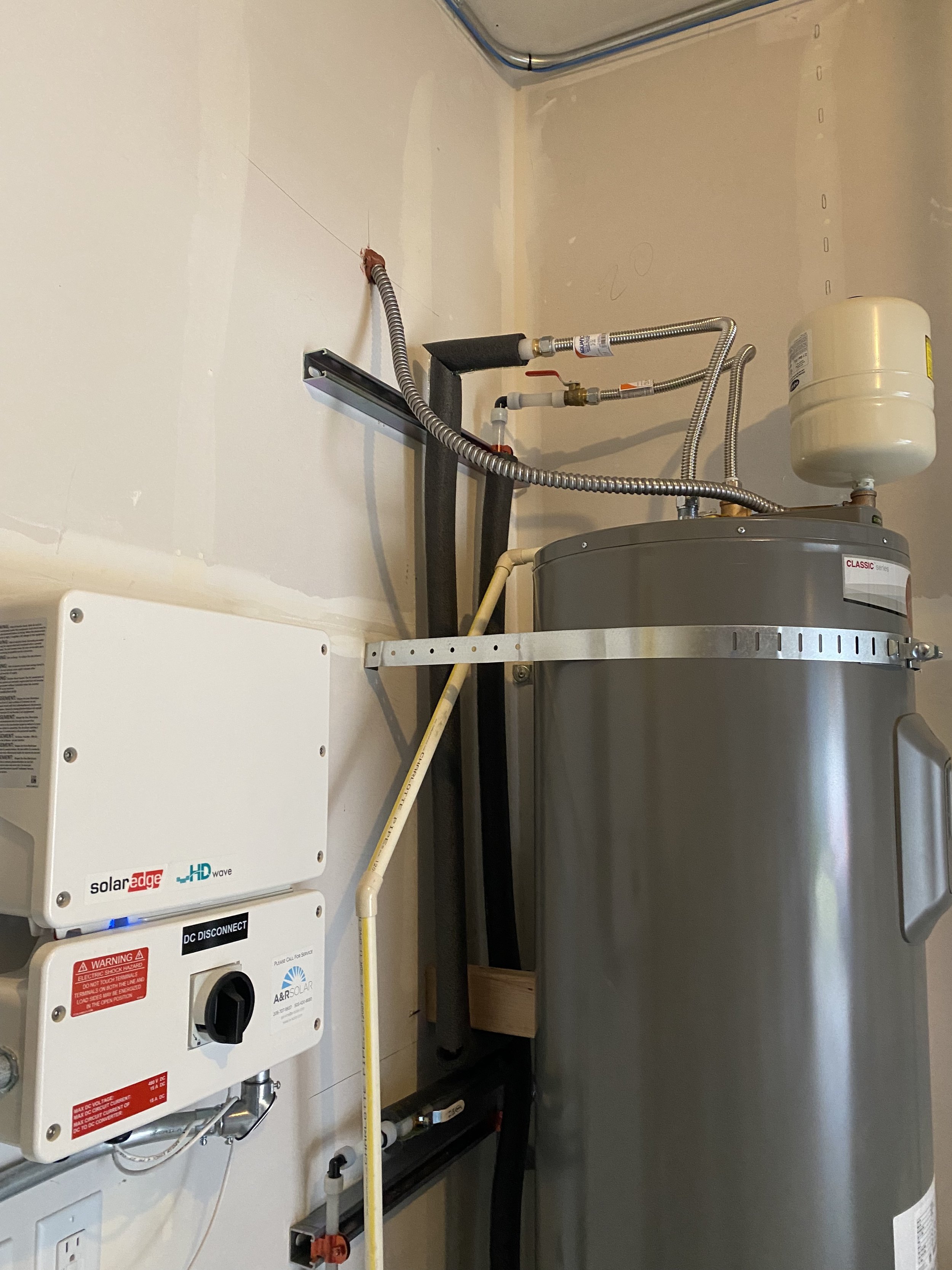 New Water Heater Installation