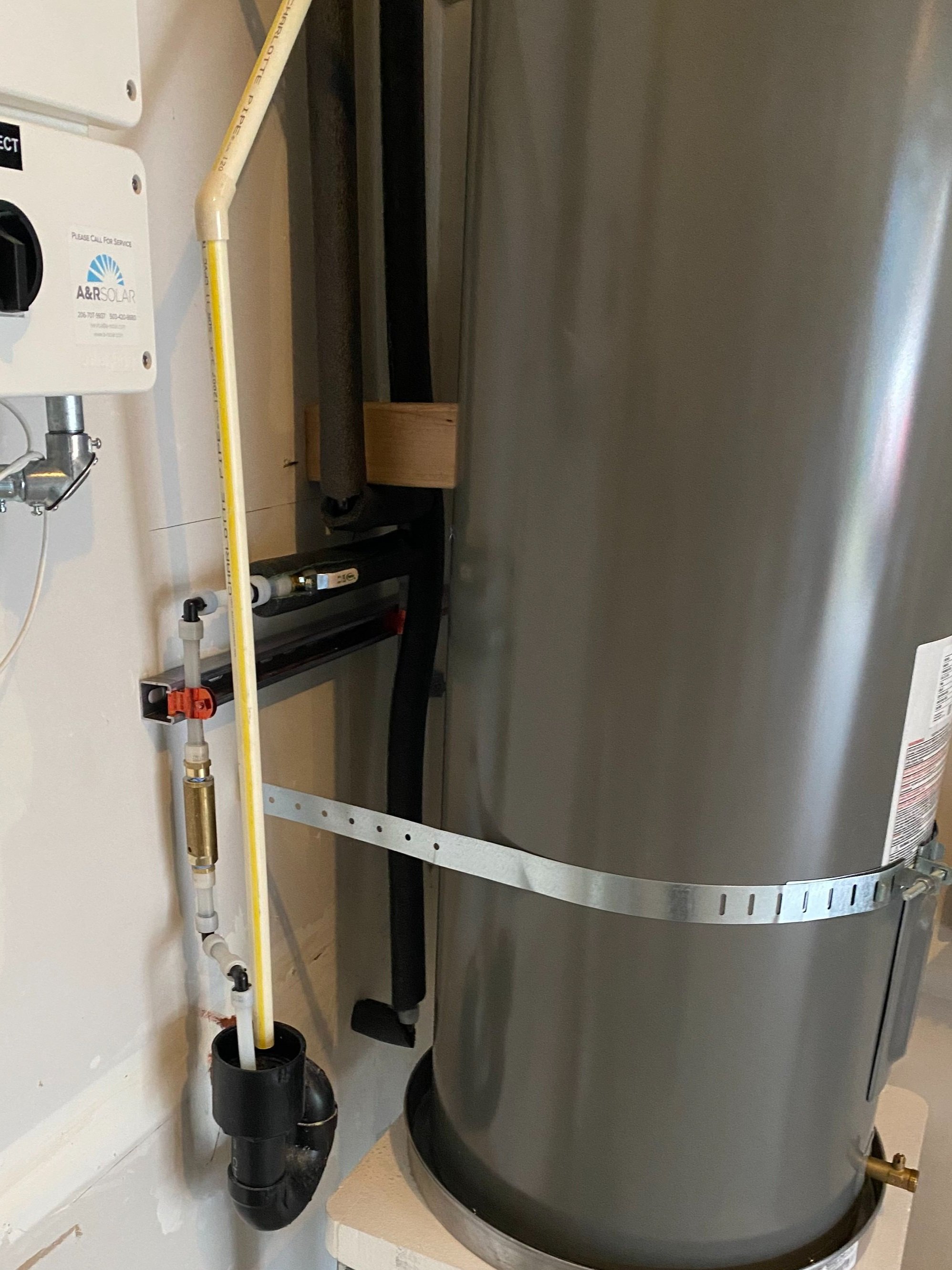 Water Heater Tank Installation