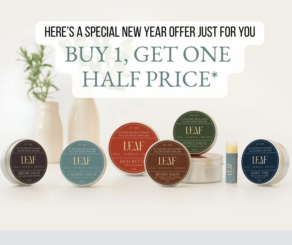 New Year. New Glow. Special Offer! ✨
We&rsquo;re welcoming 2026 with something special just for you.

BUY 1, GET 1 50% Off across the entire Leaf Skincare range for a limited time only.

It&rsquo;s the perfect time to stock up on your favourites, try