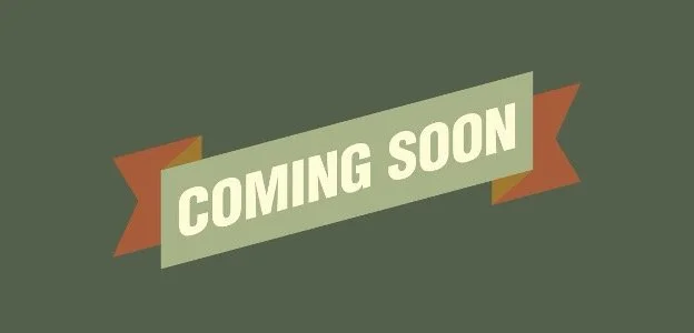 A graphic with a green background and a banner that says 'Coming Soon' in bold white letters.