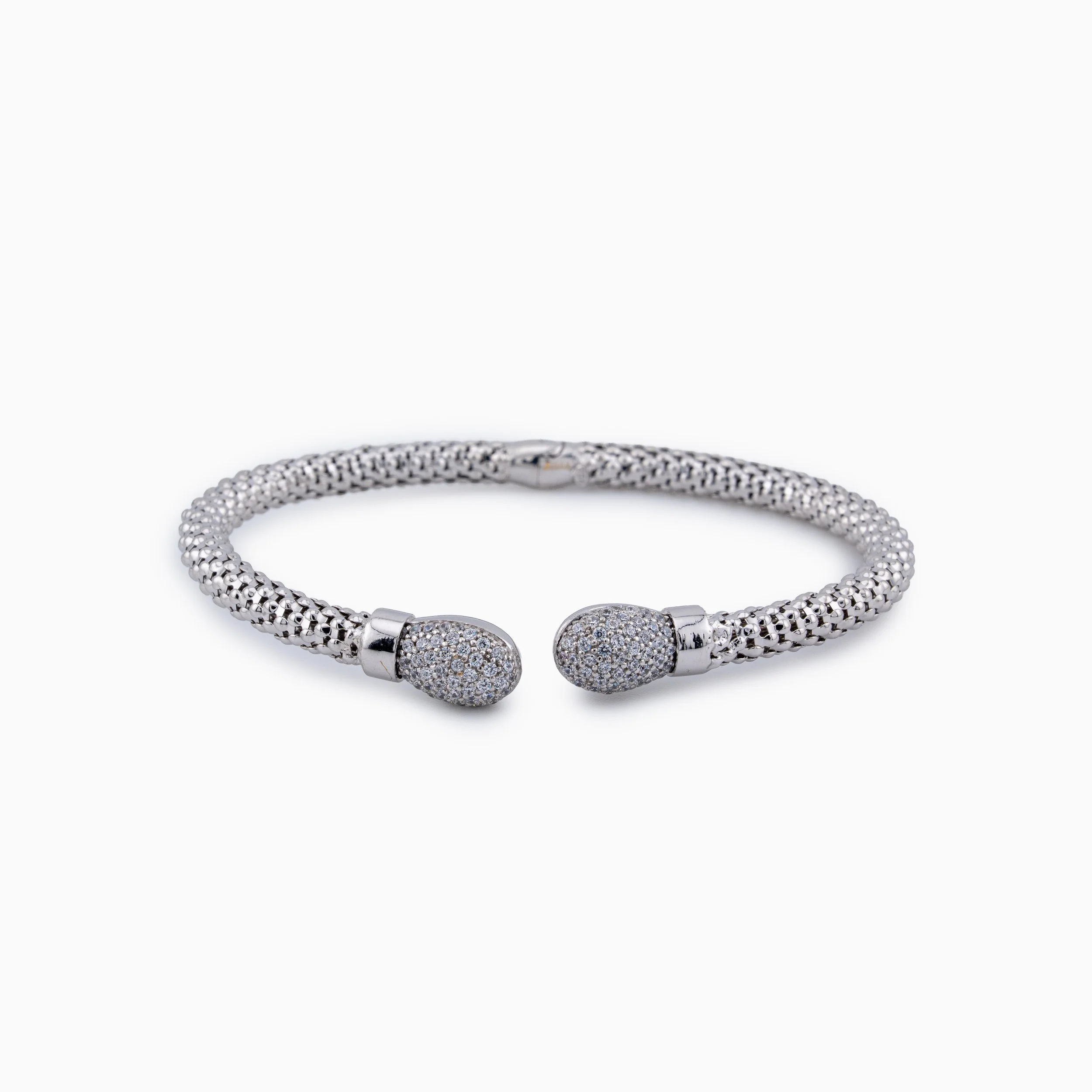 18K White Gold Bangle (17.95g)