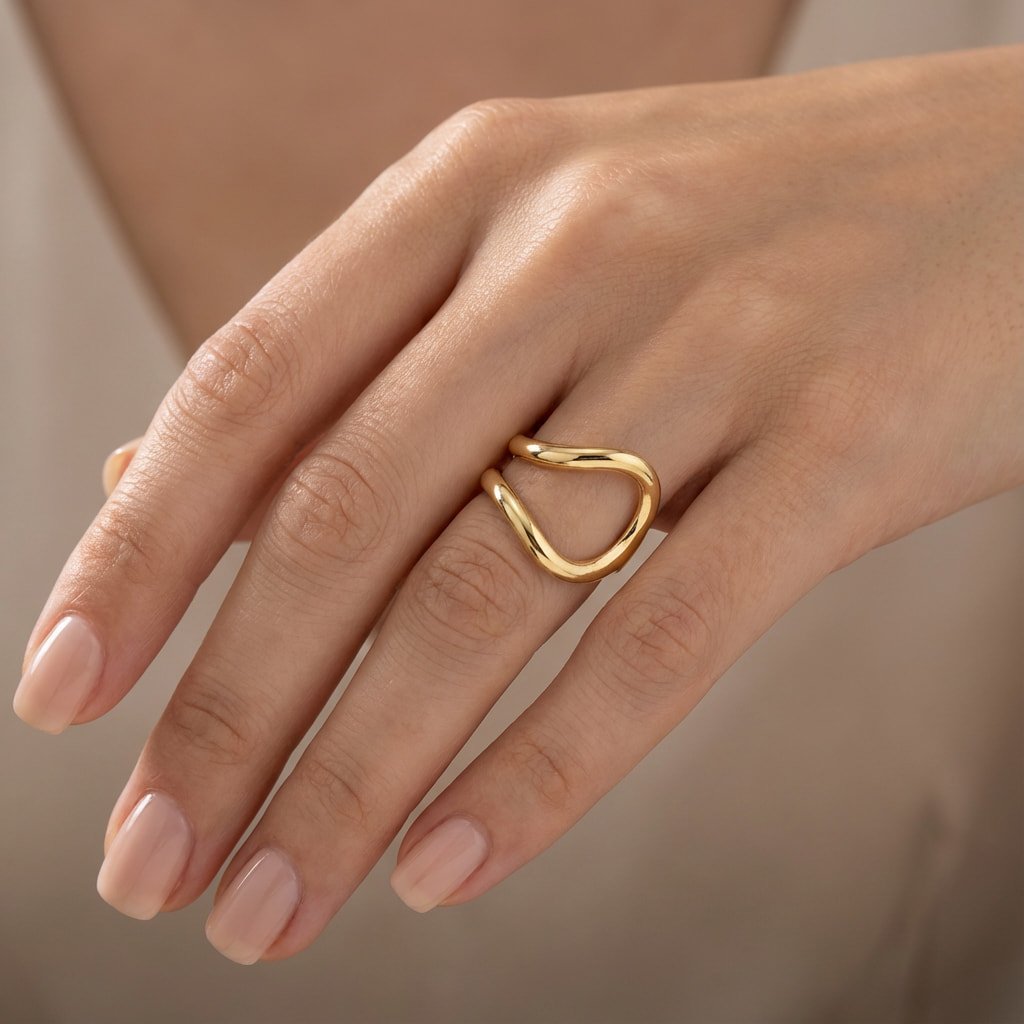 18K Yellow Gold Ring (2.56g)