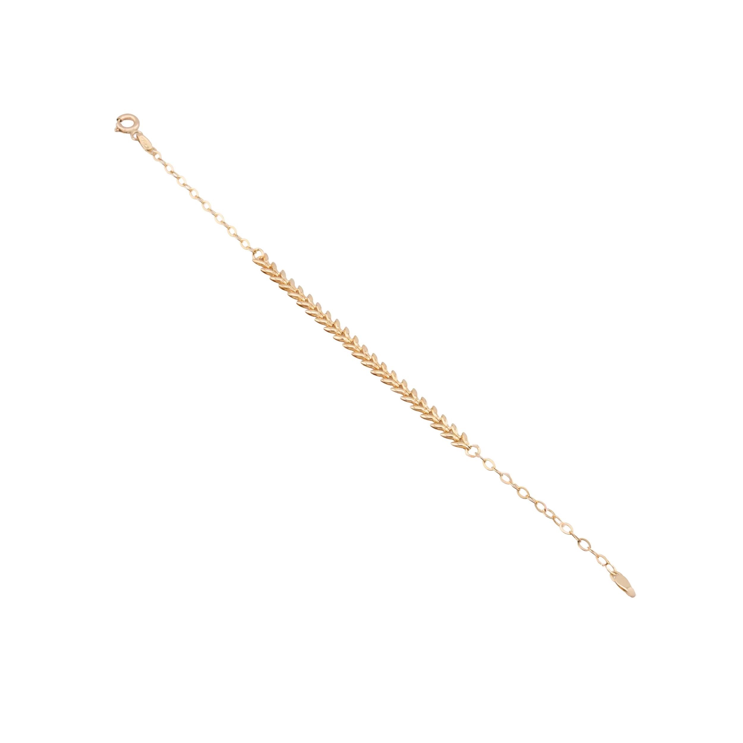 18K Yellow Gold Bracelet (2.45g)