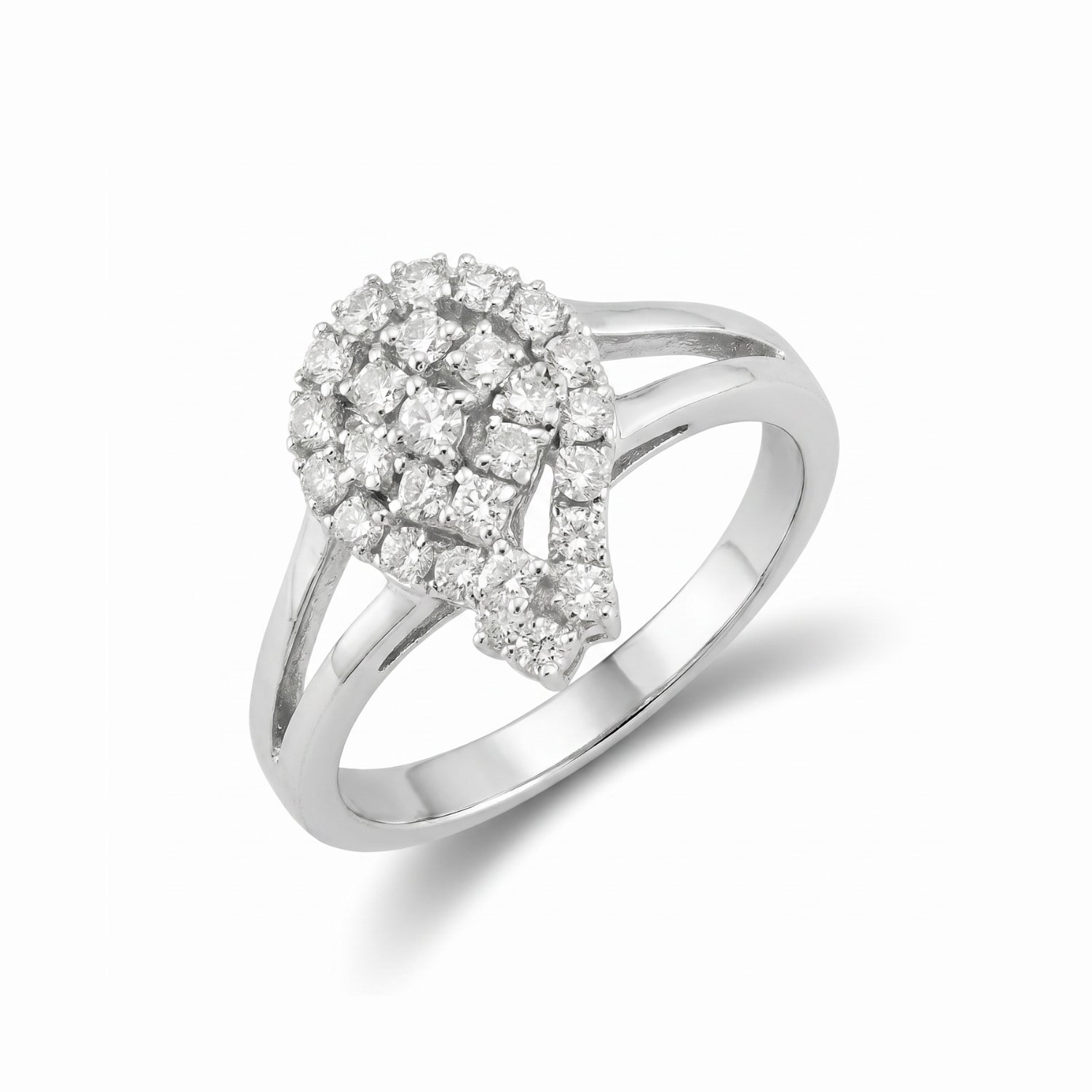 18K White Gold & Diamond Ring (0.70ct) (5.85g)