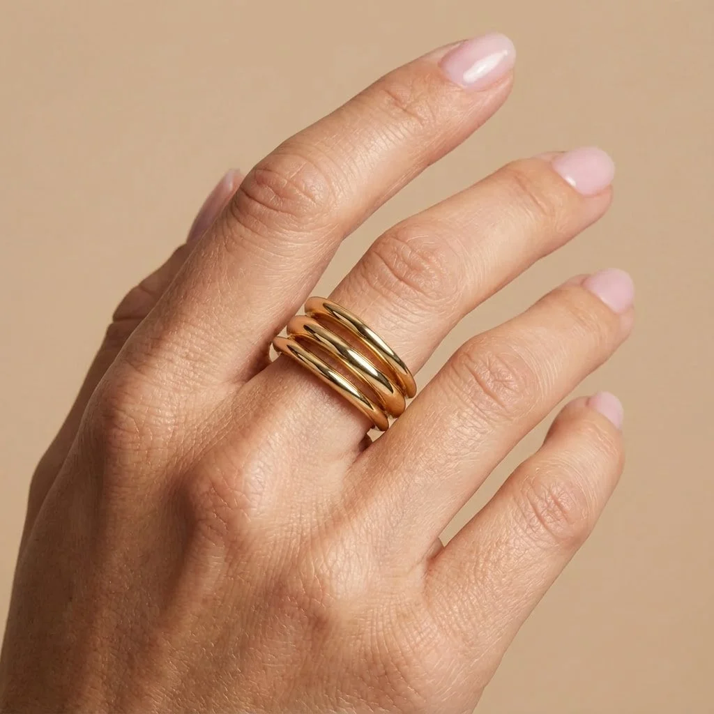 18K Yellow Gold Ring (4.36g)