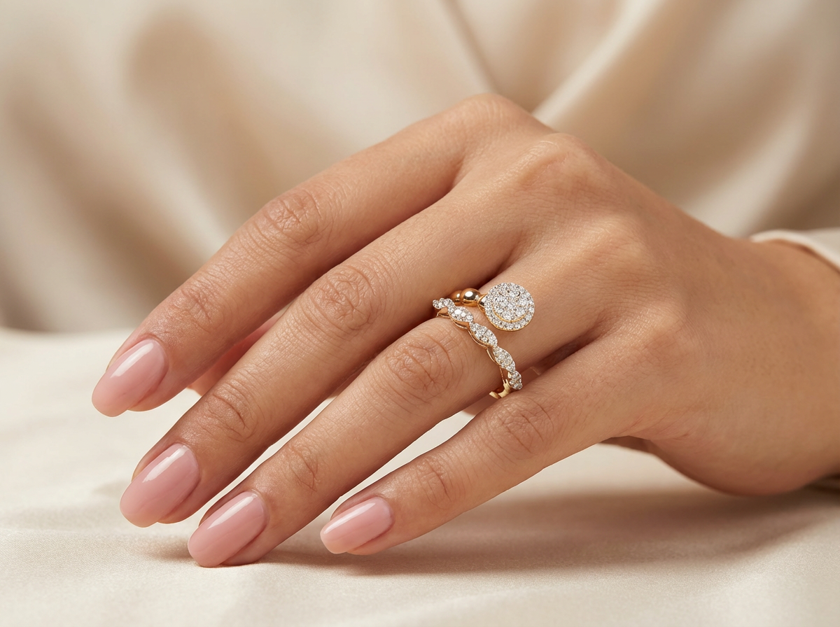 18K Yellow Gold & Diamond Ring (0.88ct)