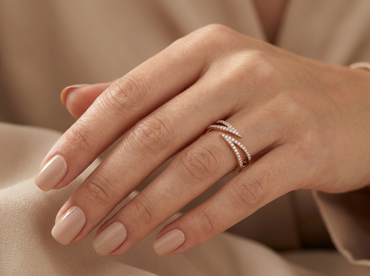 18K Rose Gold & Diamond Ring (0.30ct)