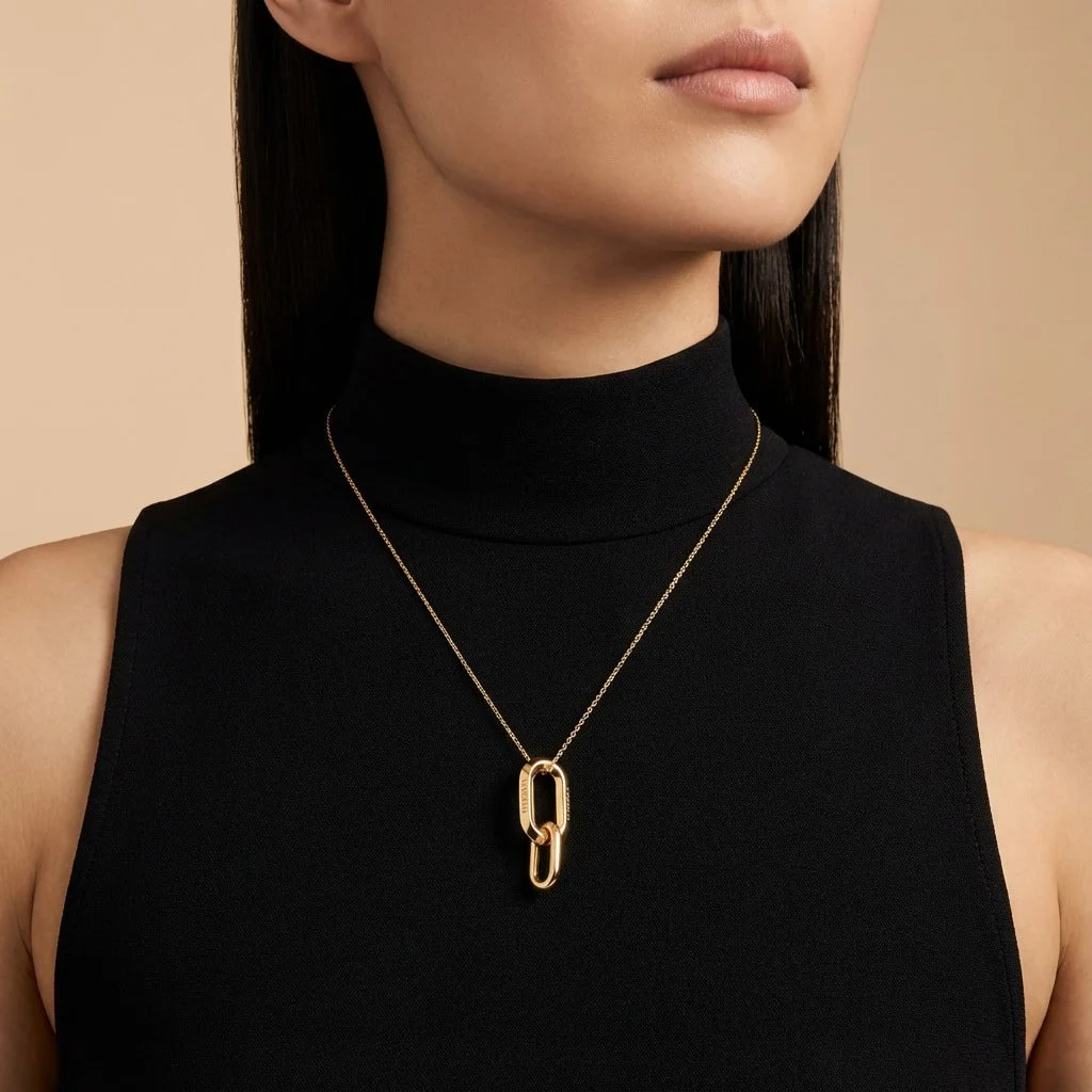 18K Yellow Gold Tiffany Inspired Pendant (4.19g)