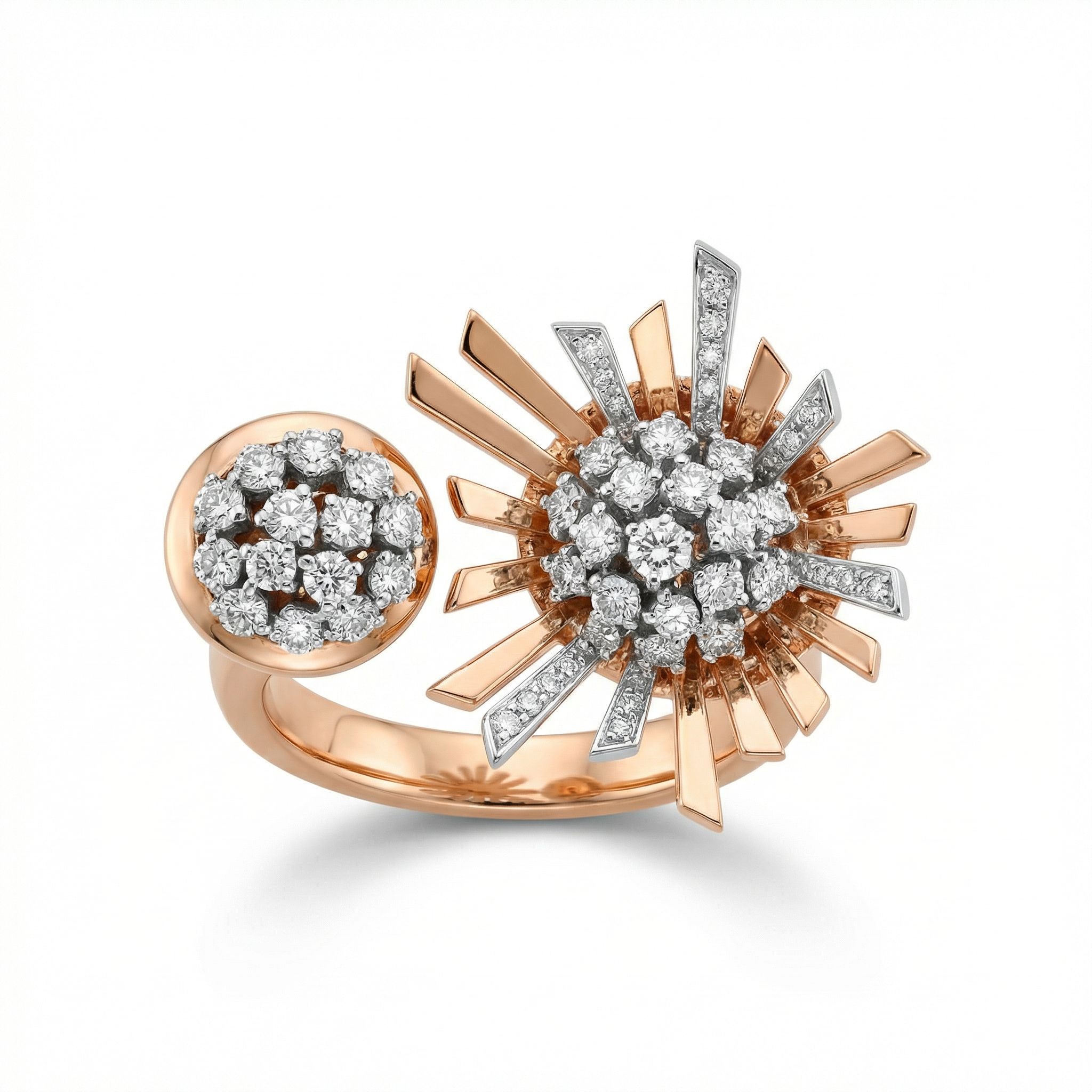18K Rose Gold & Diamond Ring (2ct) (17.14g)
