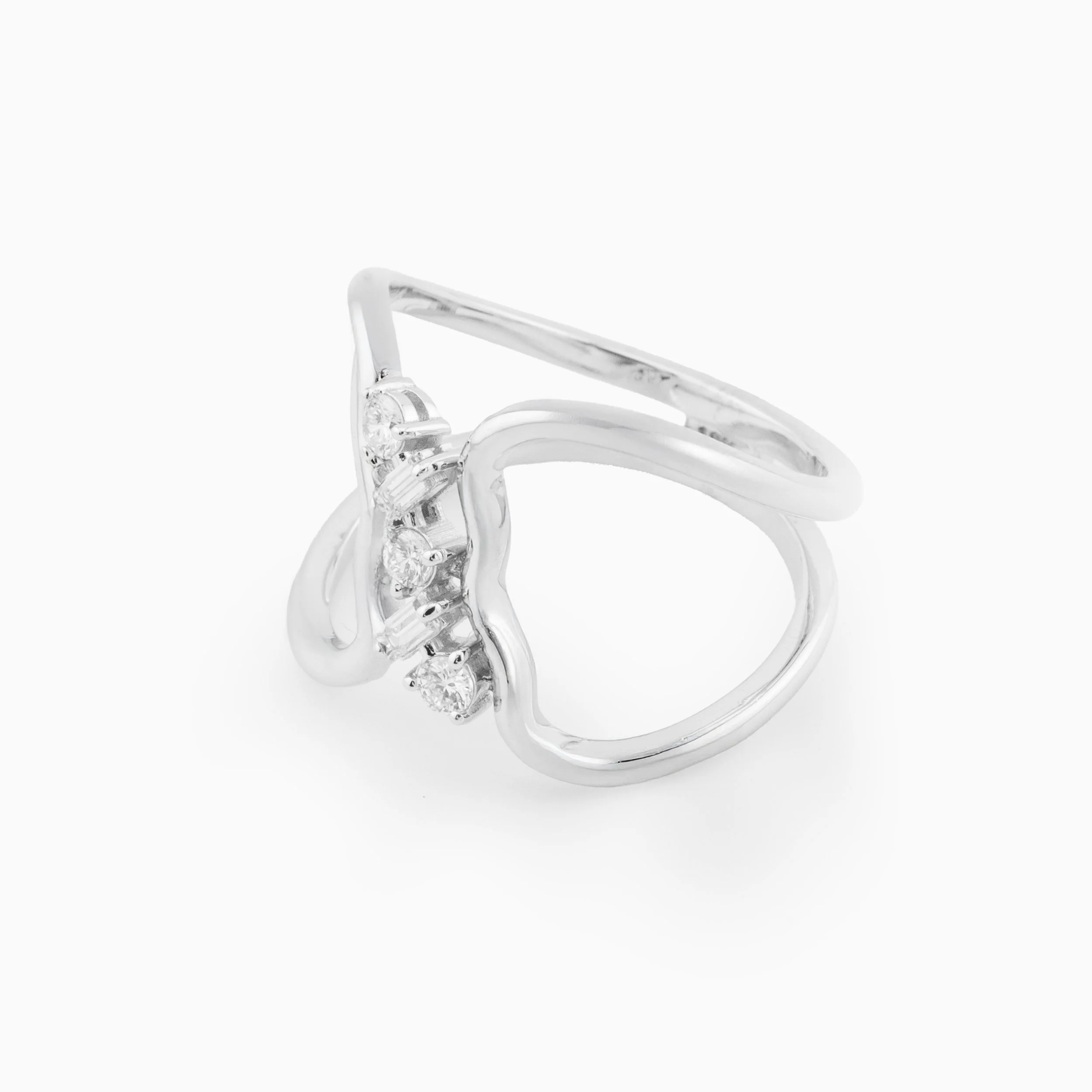 18K White Gold & Diamond Ring (0.25ct)