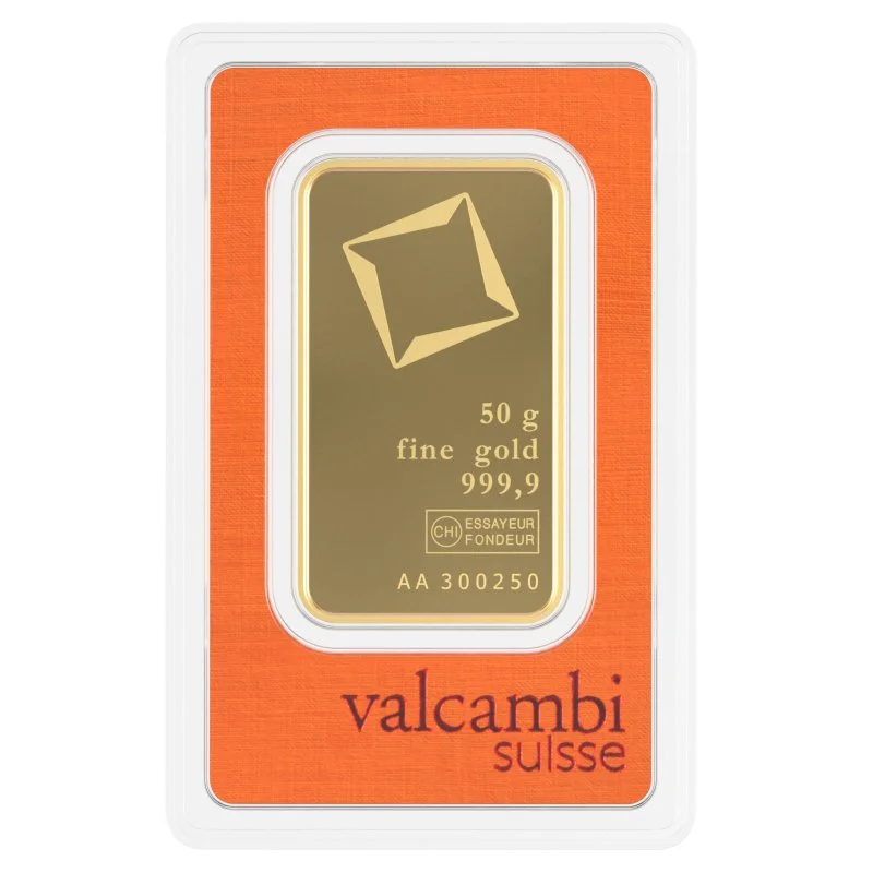 Valcambi Suisse Gold Ounce (50g)